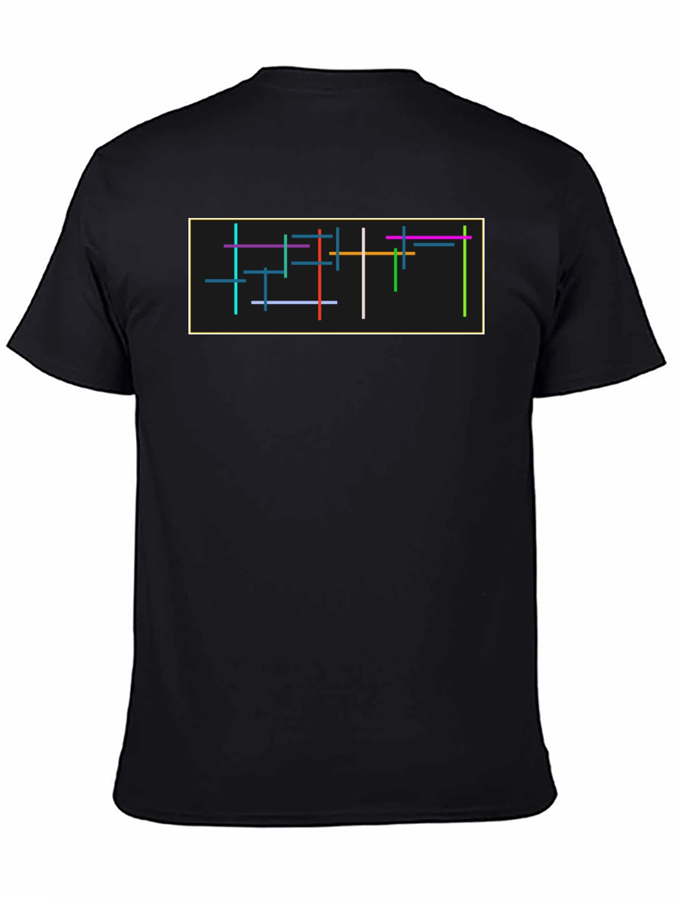 Abstract Lines Graphic Tee - Modern Art T-Shirt