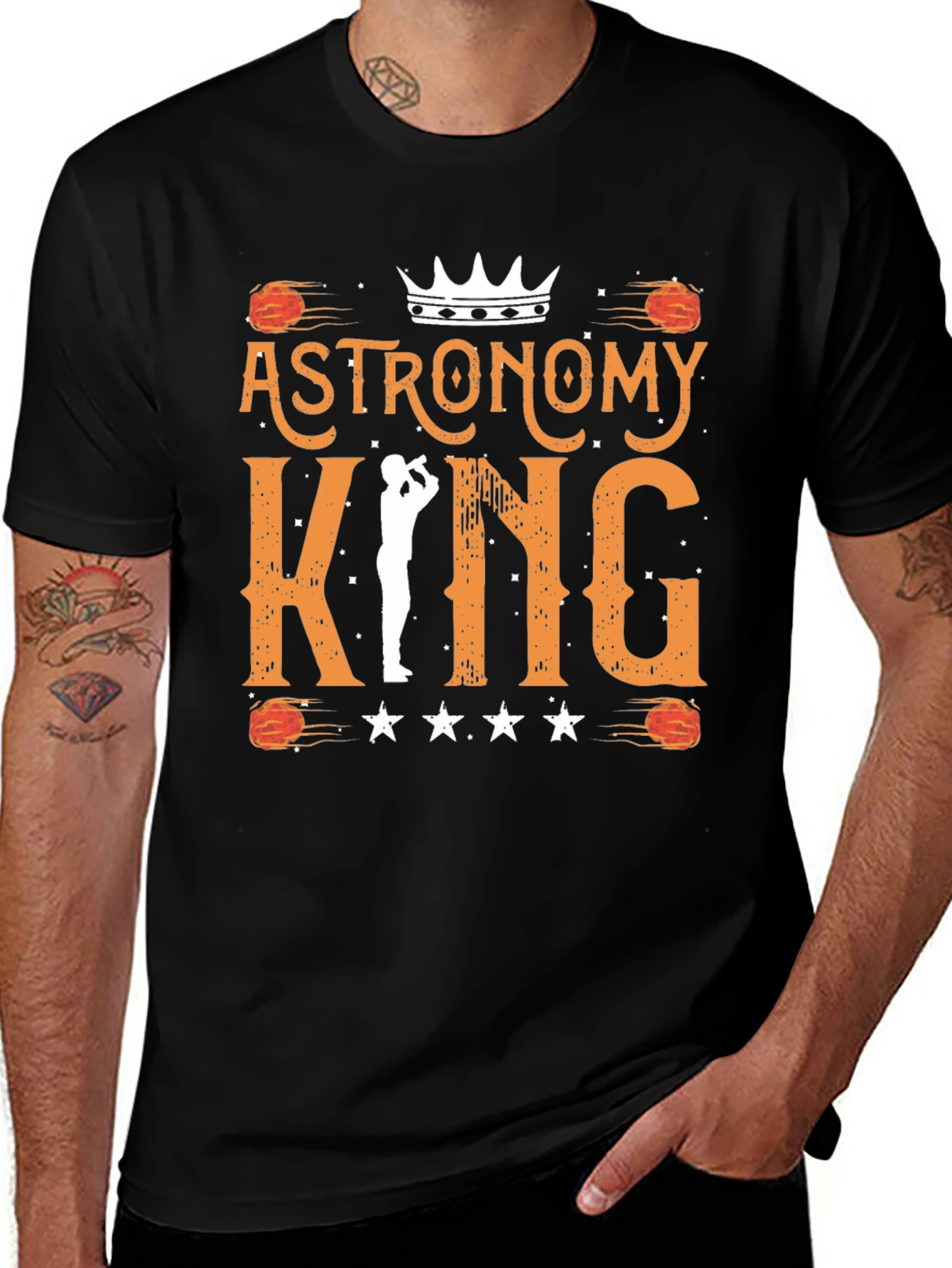 Astronomy King Graphic T-Shirt