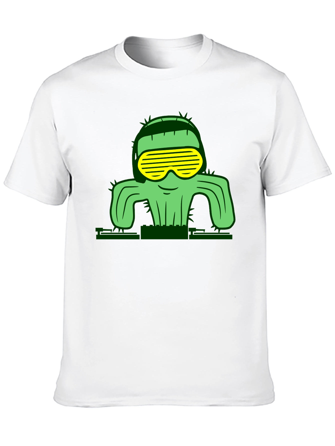 Cool Cactus Graphic T-Shirt - Black