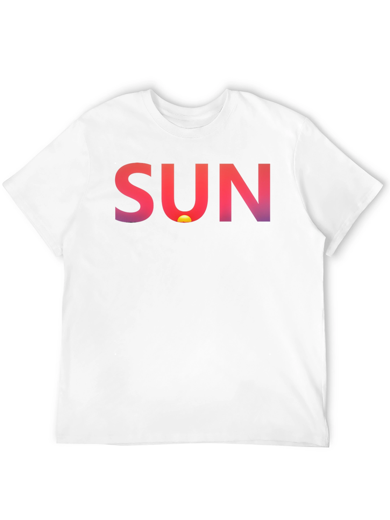 Sunset Graphic Tee - Soft Cotton Blend Casual Style