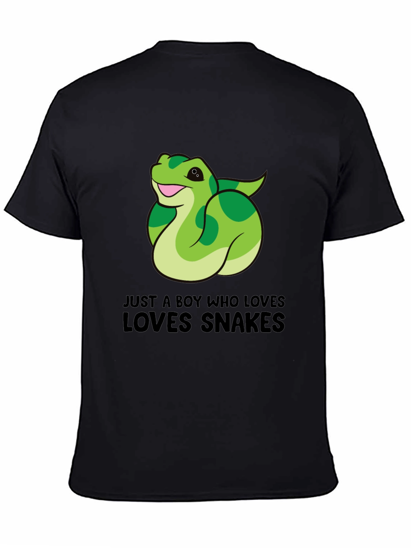 Boy Who Loves Snakes Graphic T-Shirt