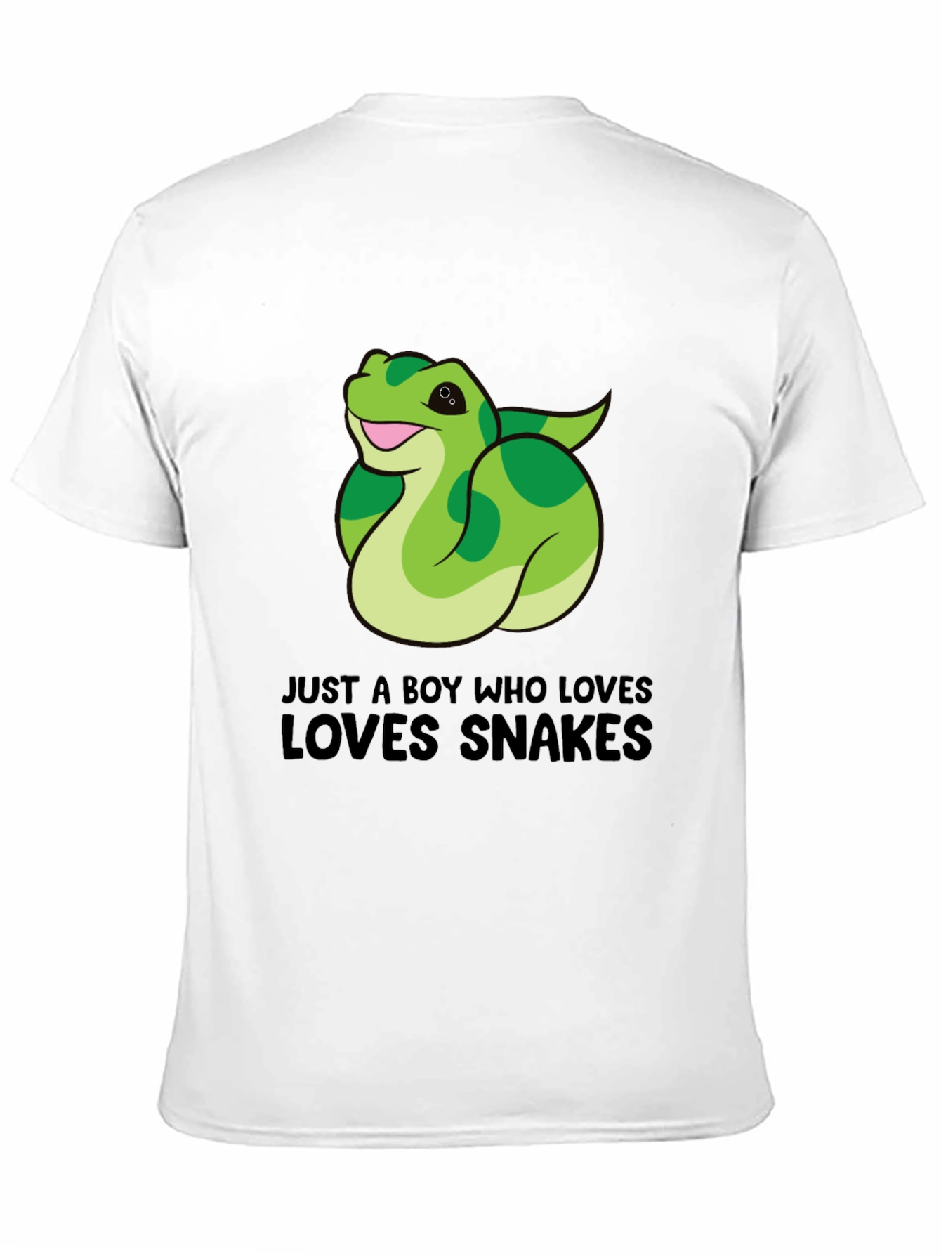 Boy Who Loves Snakes Graphic T-Shirt
