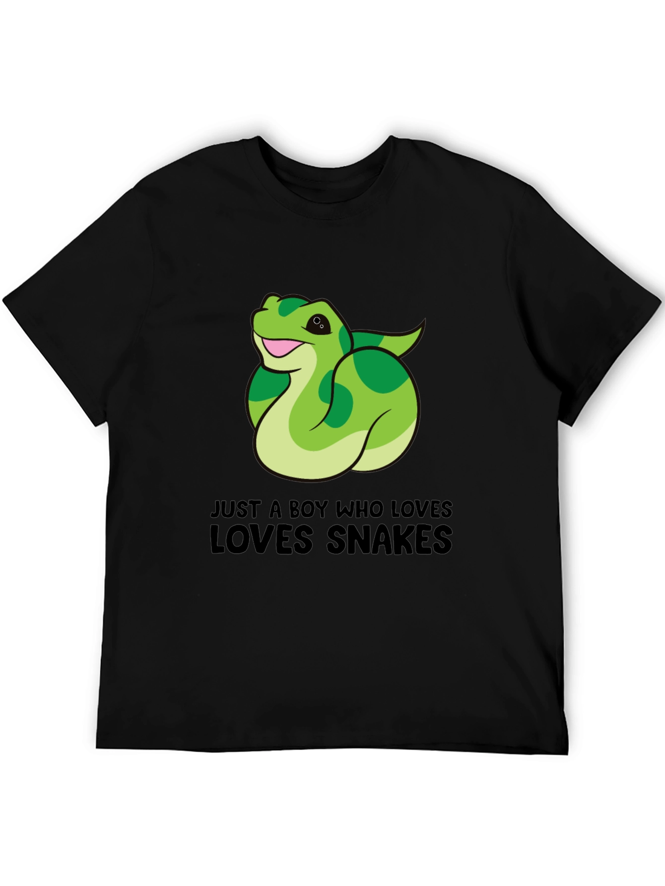 Boy Who Loves Snakes Graphic T-Shirt