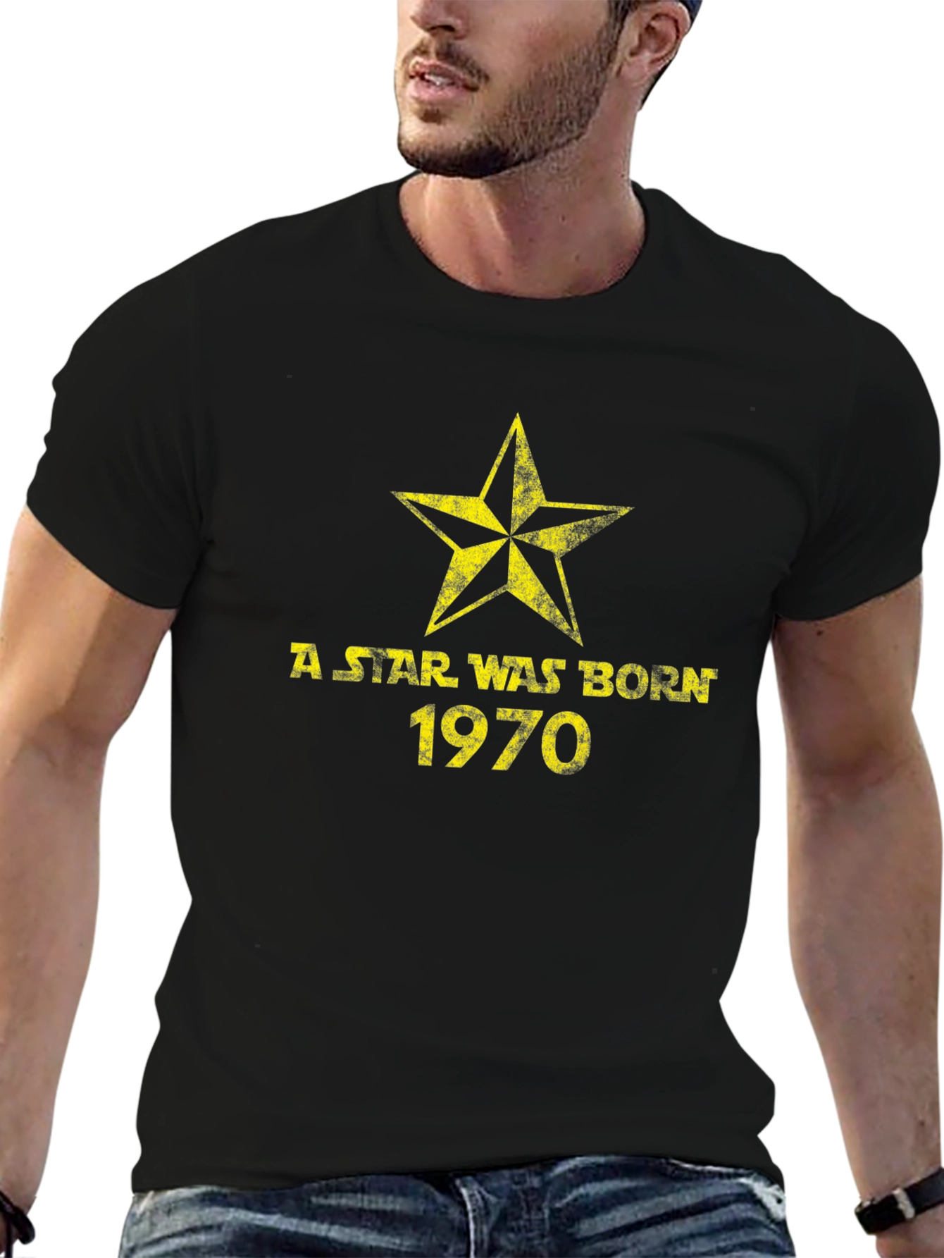 A Star Was Born 1970 Black T-Shirt