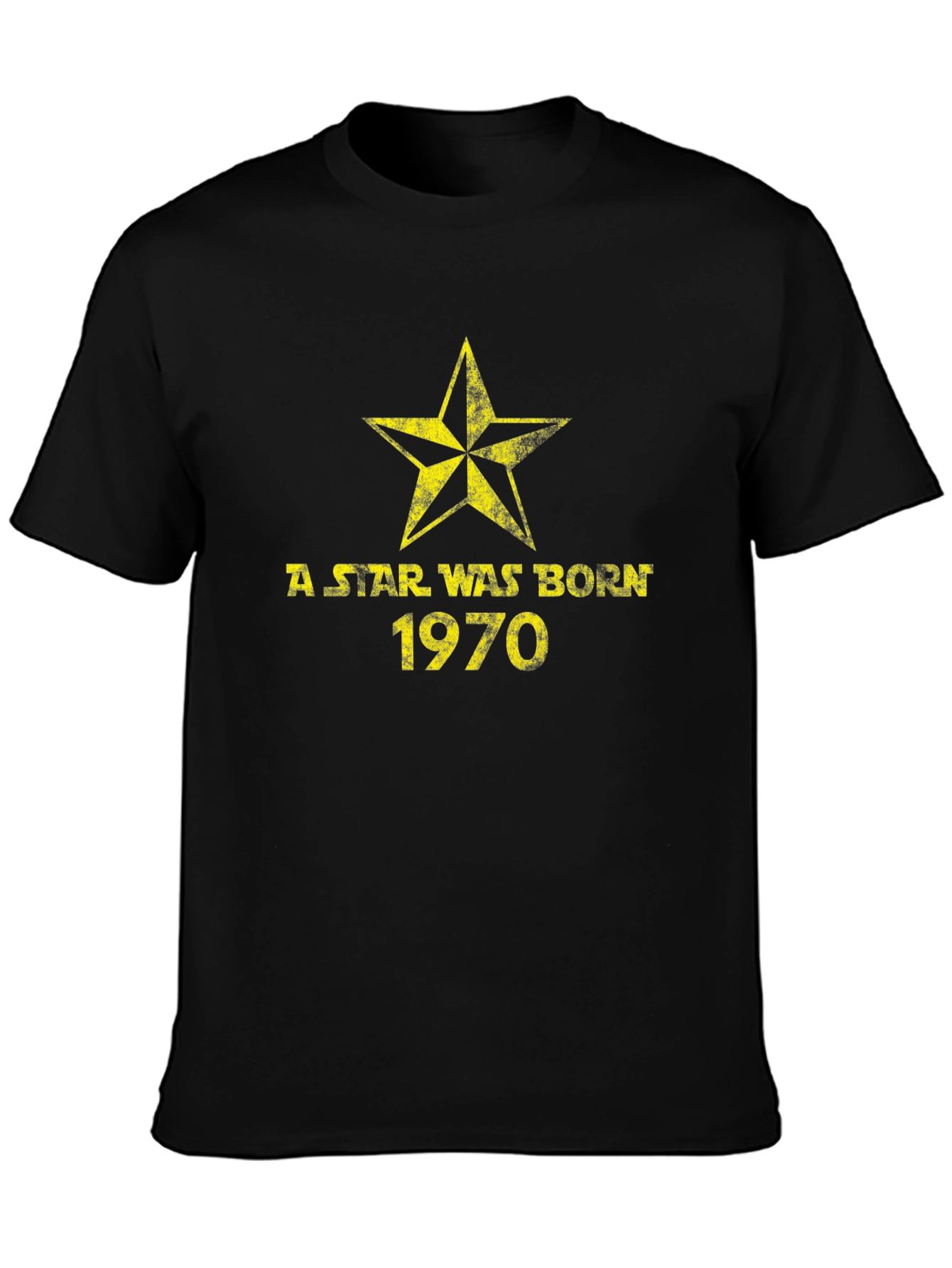 A Star Was Born 1970 Black T-Shirt