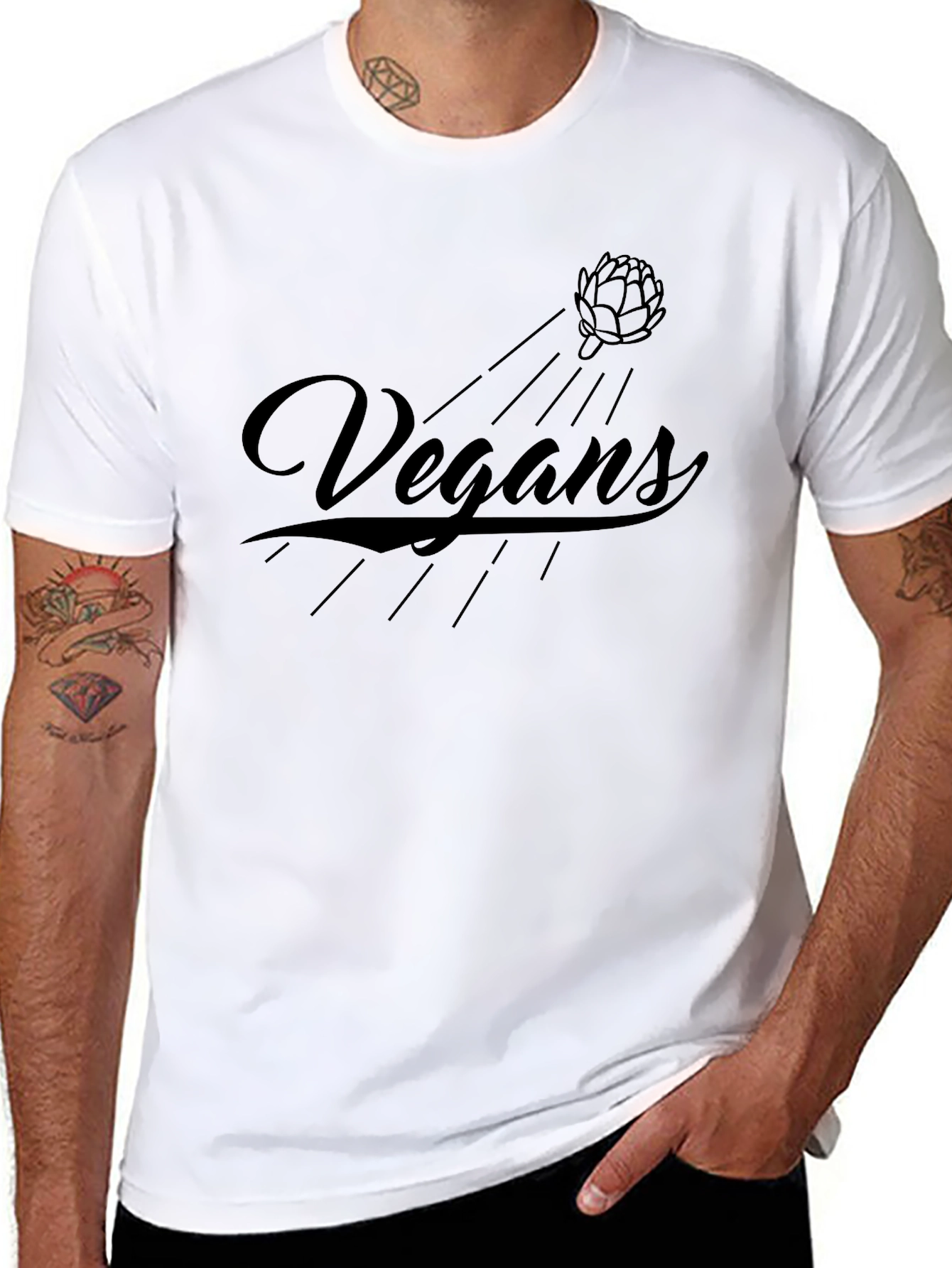 Vegan T-Shirt: Stylish & Comfortable Black Tee