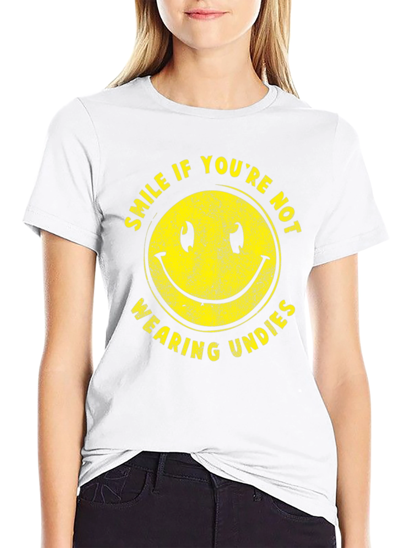 Smile If Youre Not Wearing Undies T-Shirt