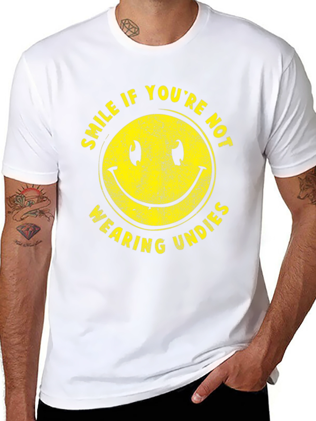 Smile If Youre Not Wearing Undies T-Shirt