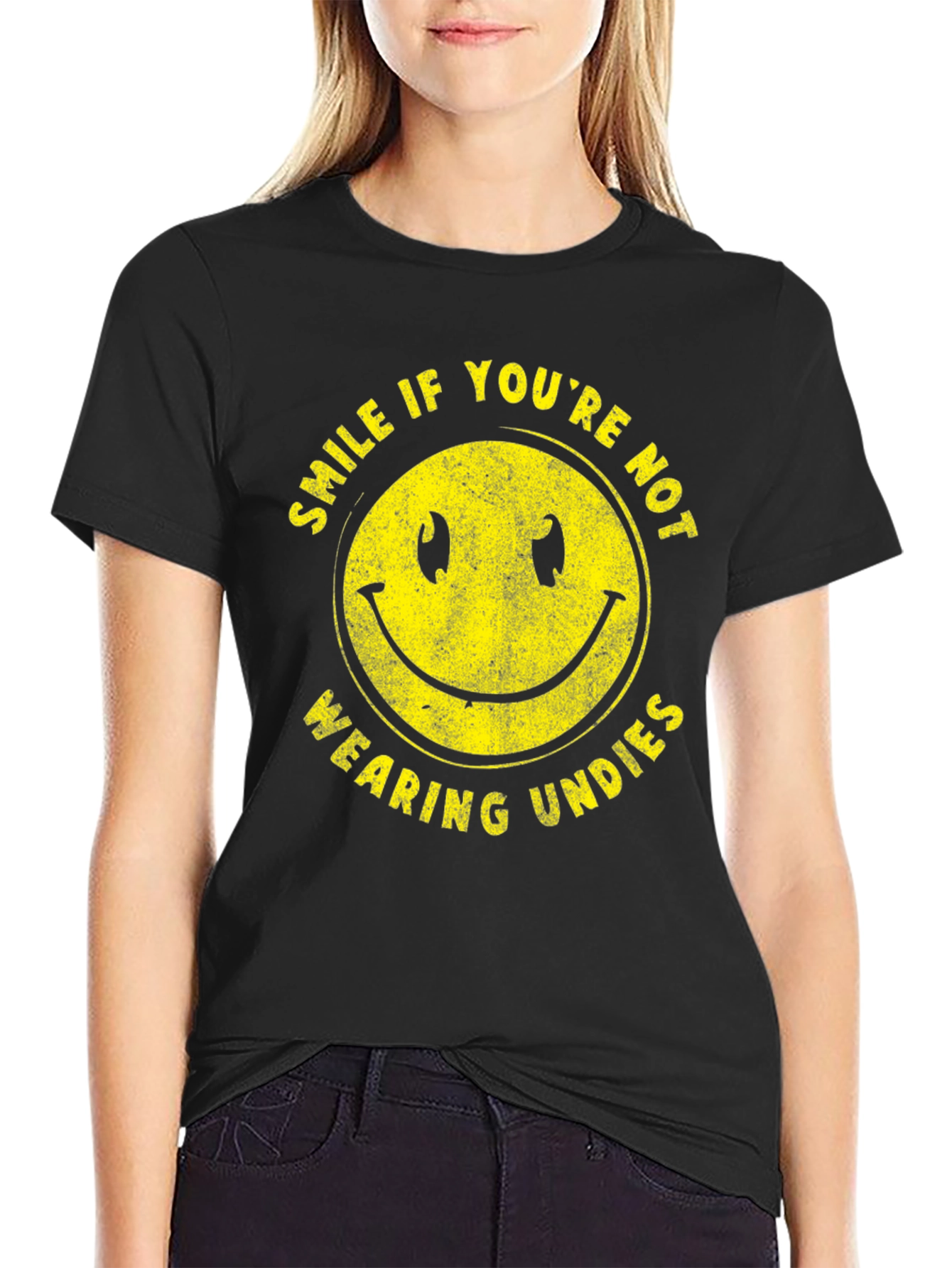 Smile If Youre Not Wearing Undies T-Shirt