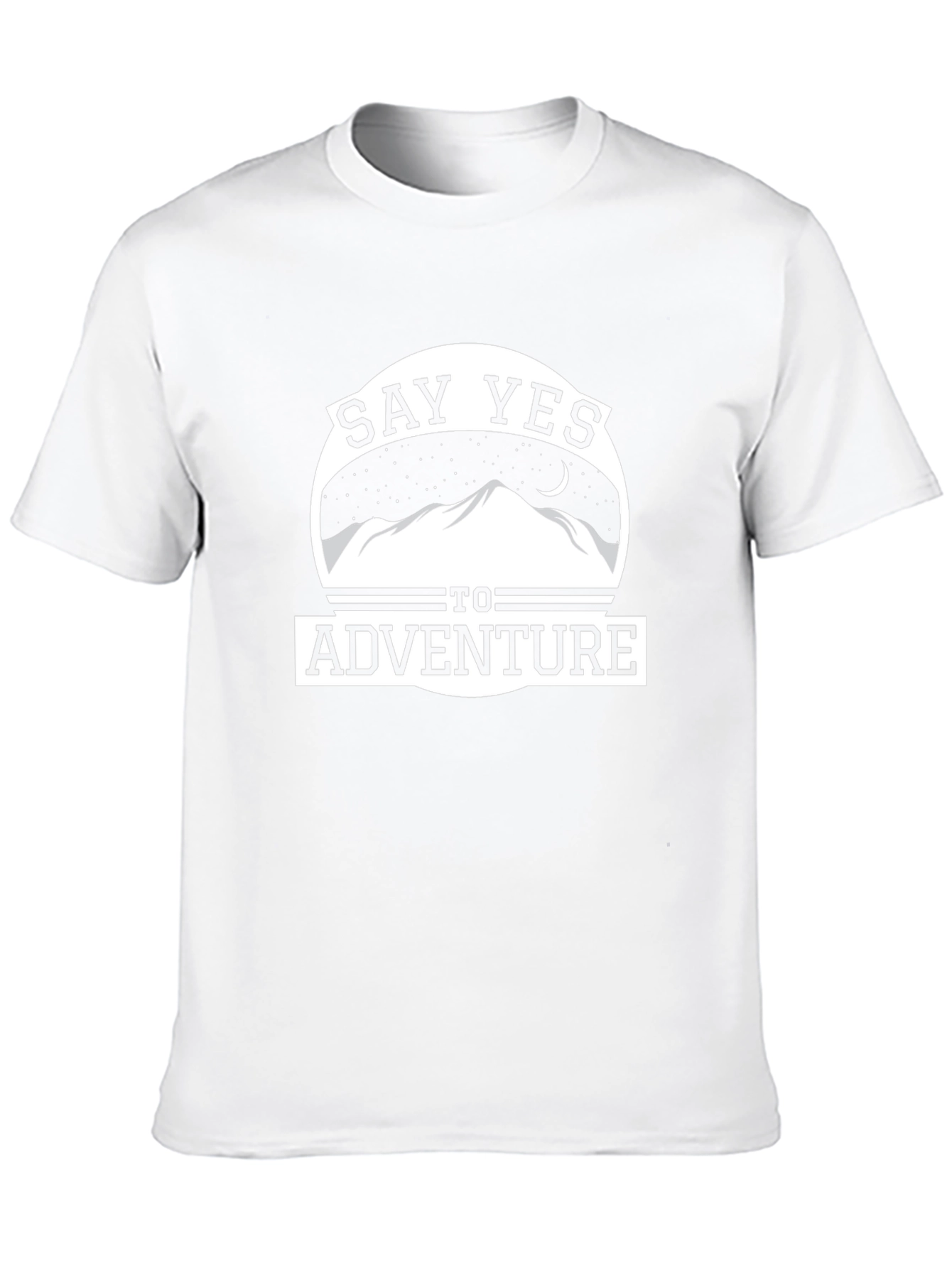 Say Yes to Adventure Black T-Shirt