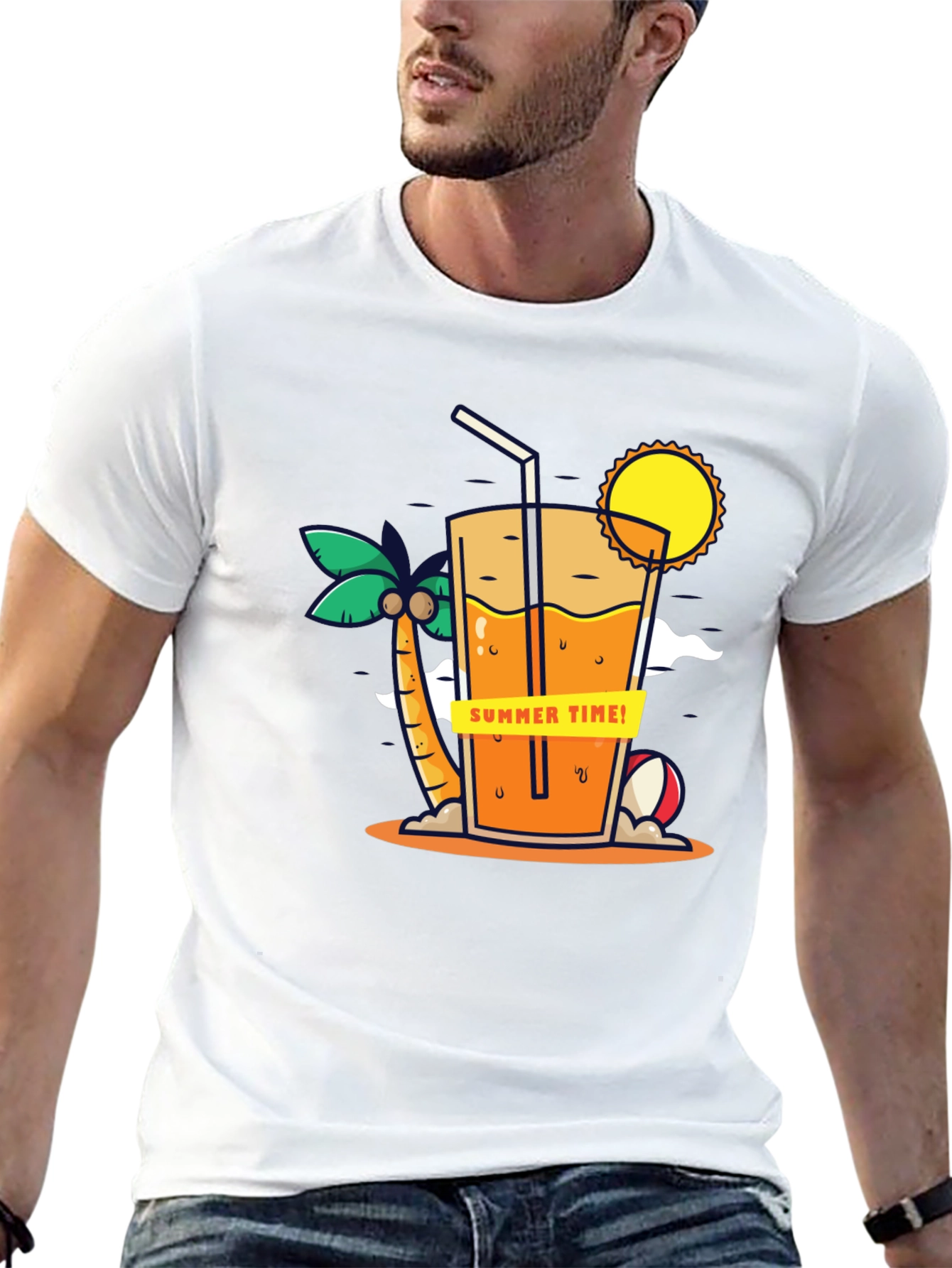 Summer Time T-Shirt - Beach Vibes Graphic Tee