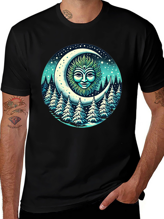 Celestial Moon Forest T-Shirt