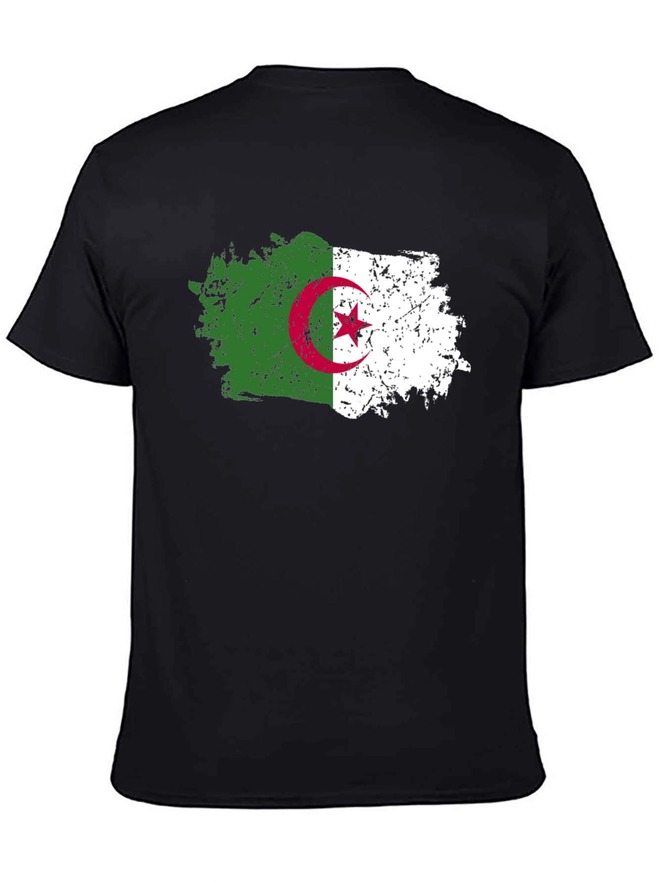 Algeria Flag T-Shirt - Distressed Design
