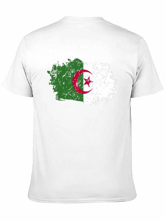 Algeria Flag T-Shirt - Distressed Design