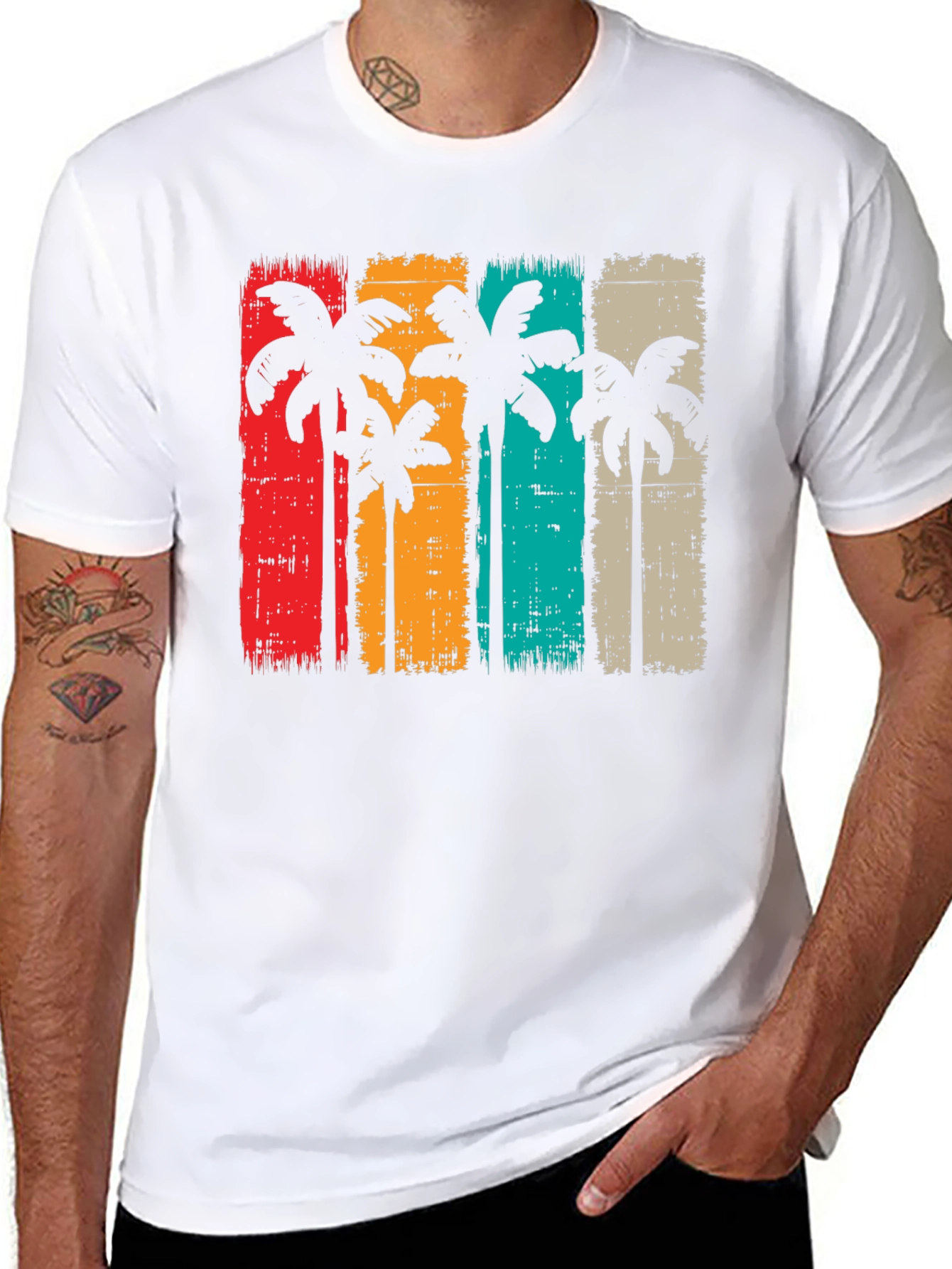 Retro Palm Tree T-Shirt