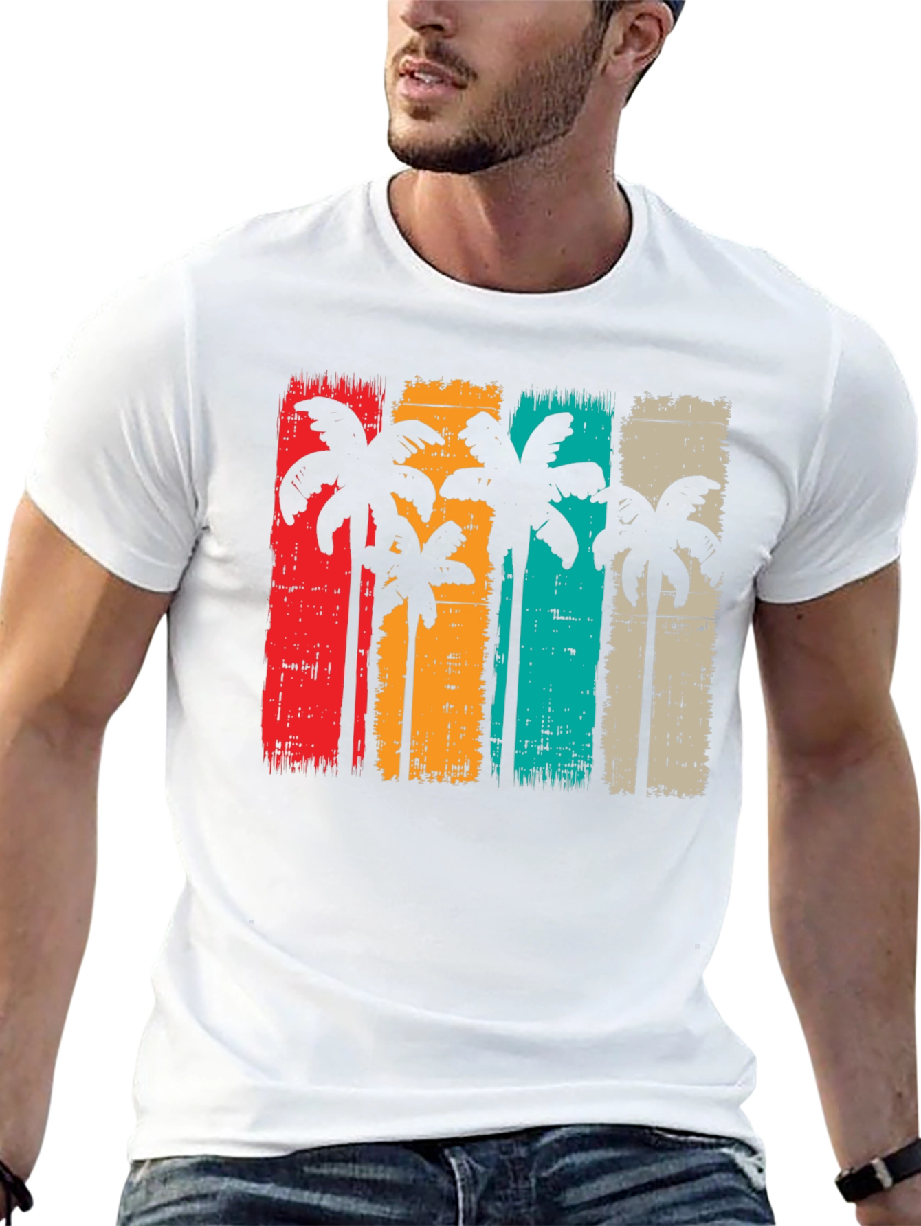 Retro Palm Tree T-Shirt