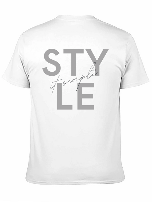 Stylish Black T-Shirt with STYLE Graphic