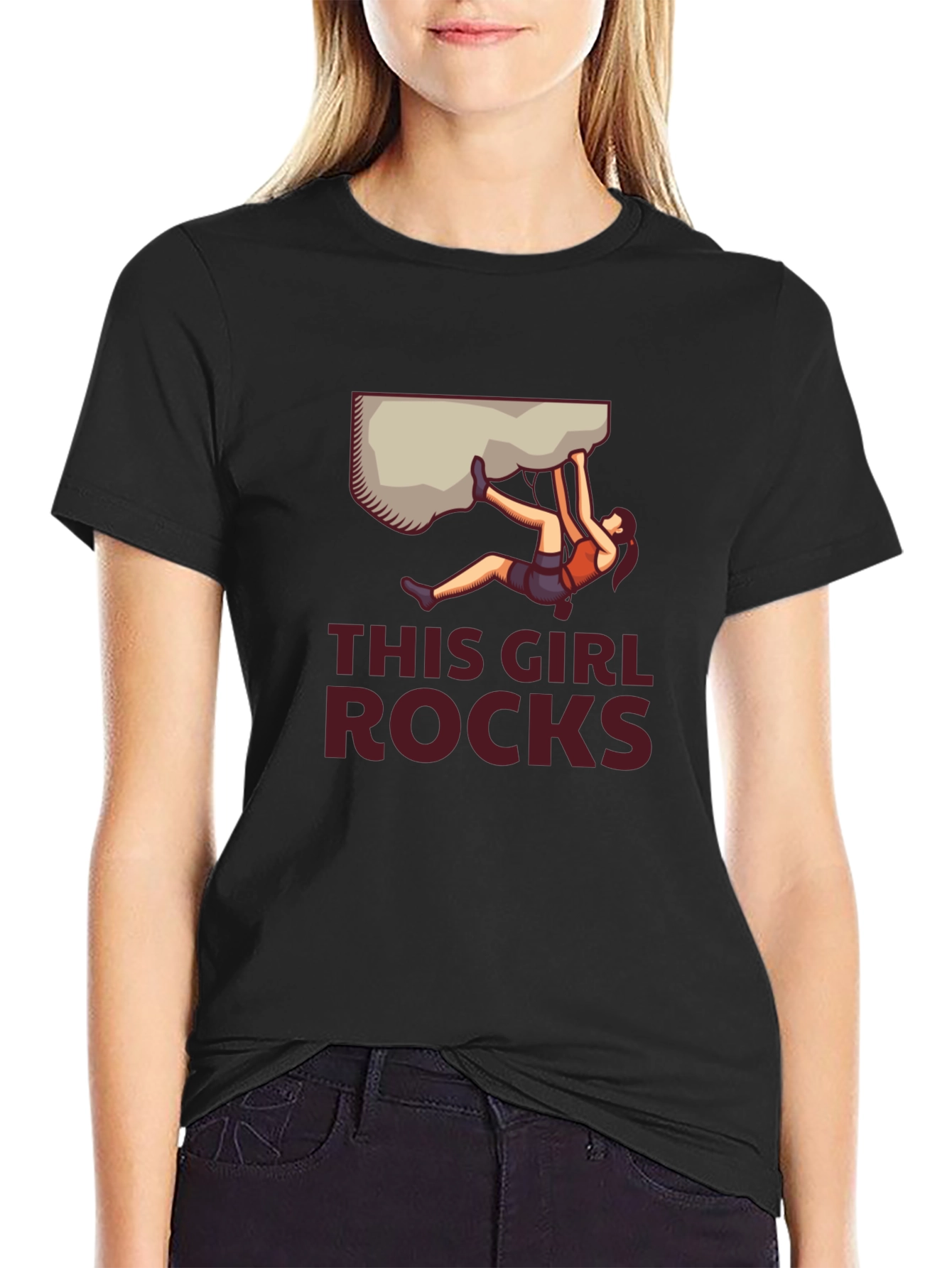 This Girl Rocks Climbing T-Shirt