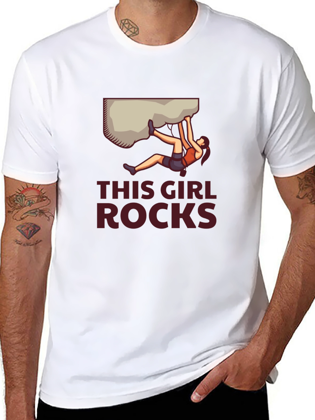 This Girl Rocks Climbing T-Shirt