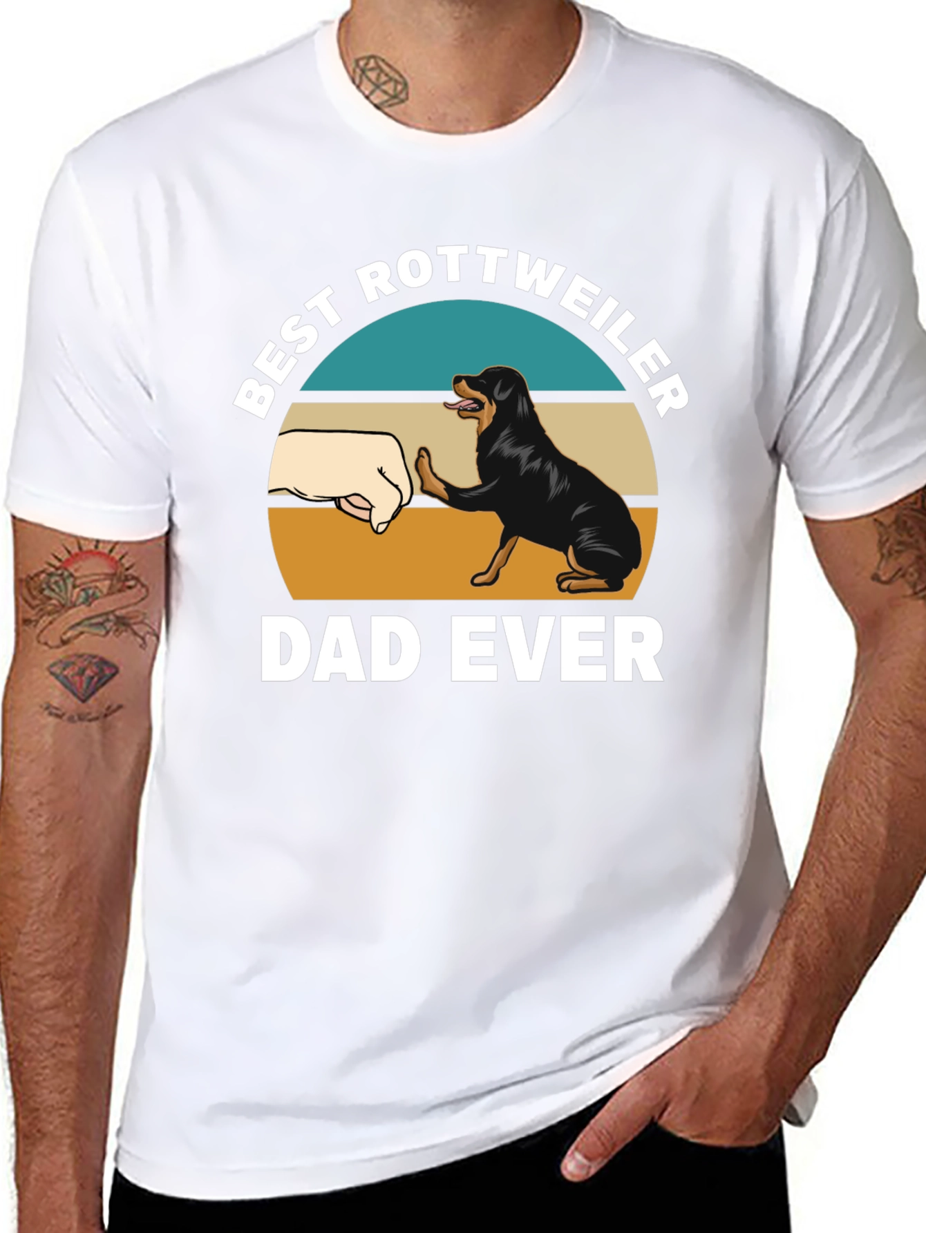 Best Rottweiler Dad Ever T-Shirt