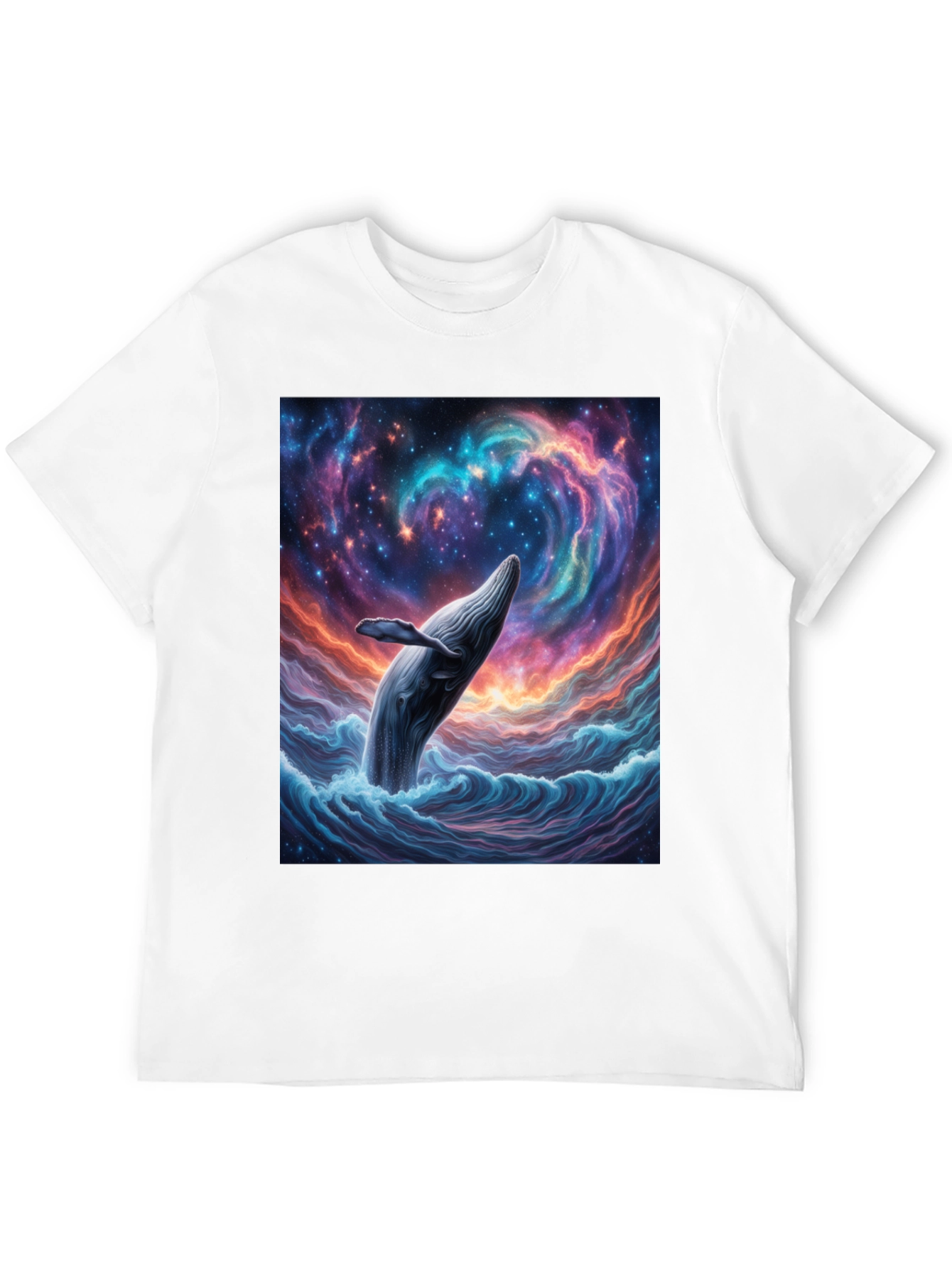 Whale Galaxy T-Shirt - Unique Graphic Tee
