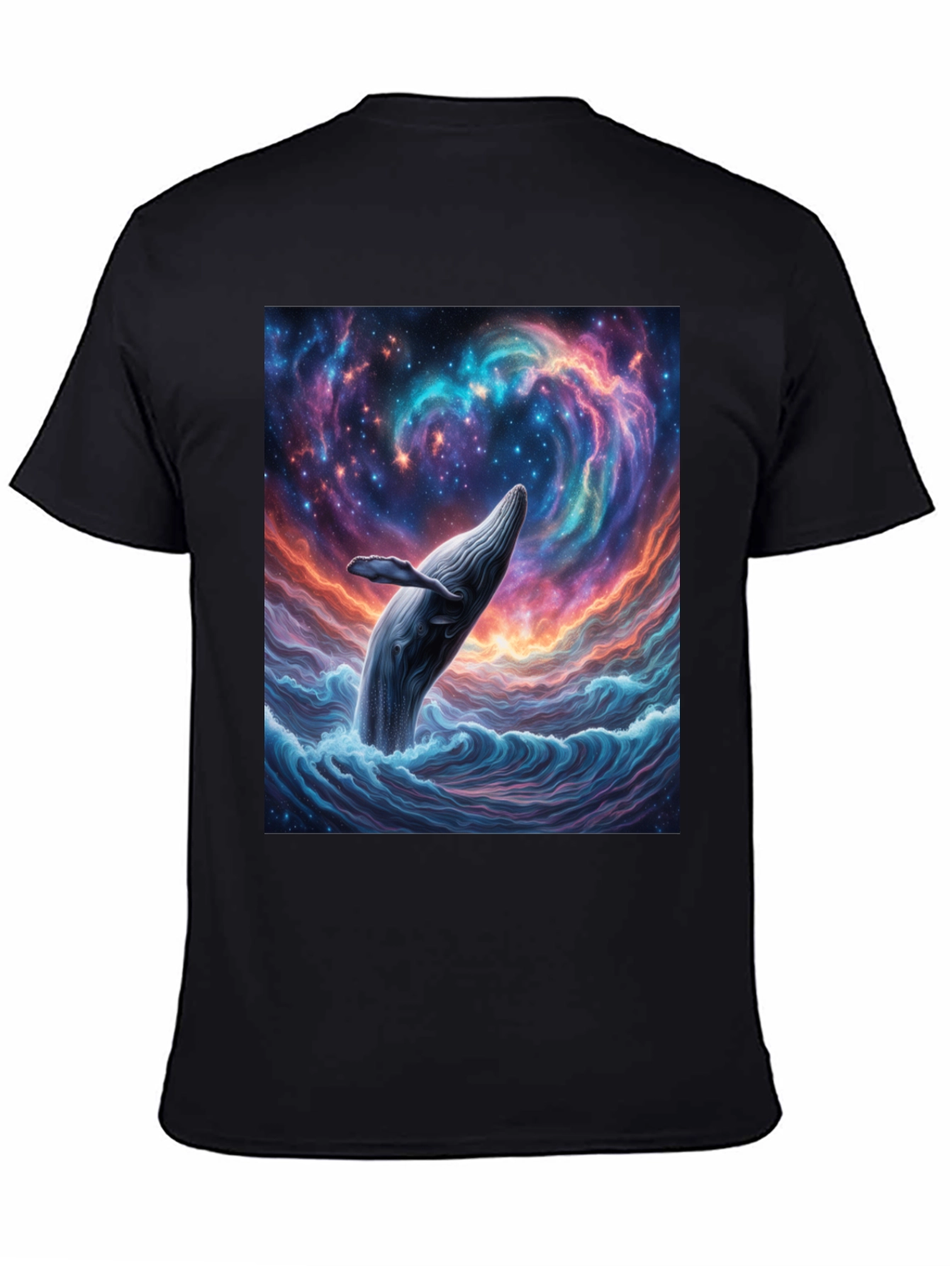 Whale Galaxy T-Shirt - Unique Graphic Tee