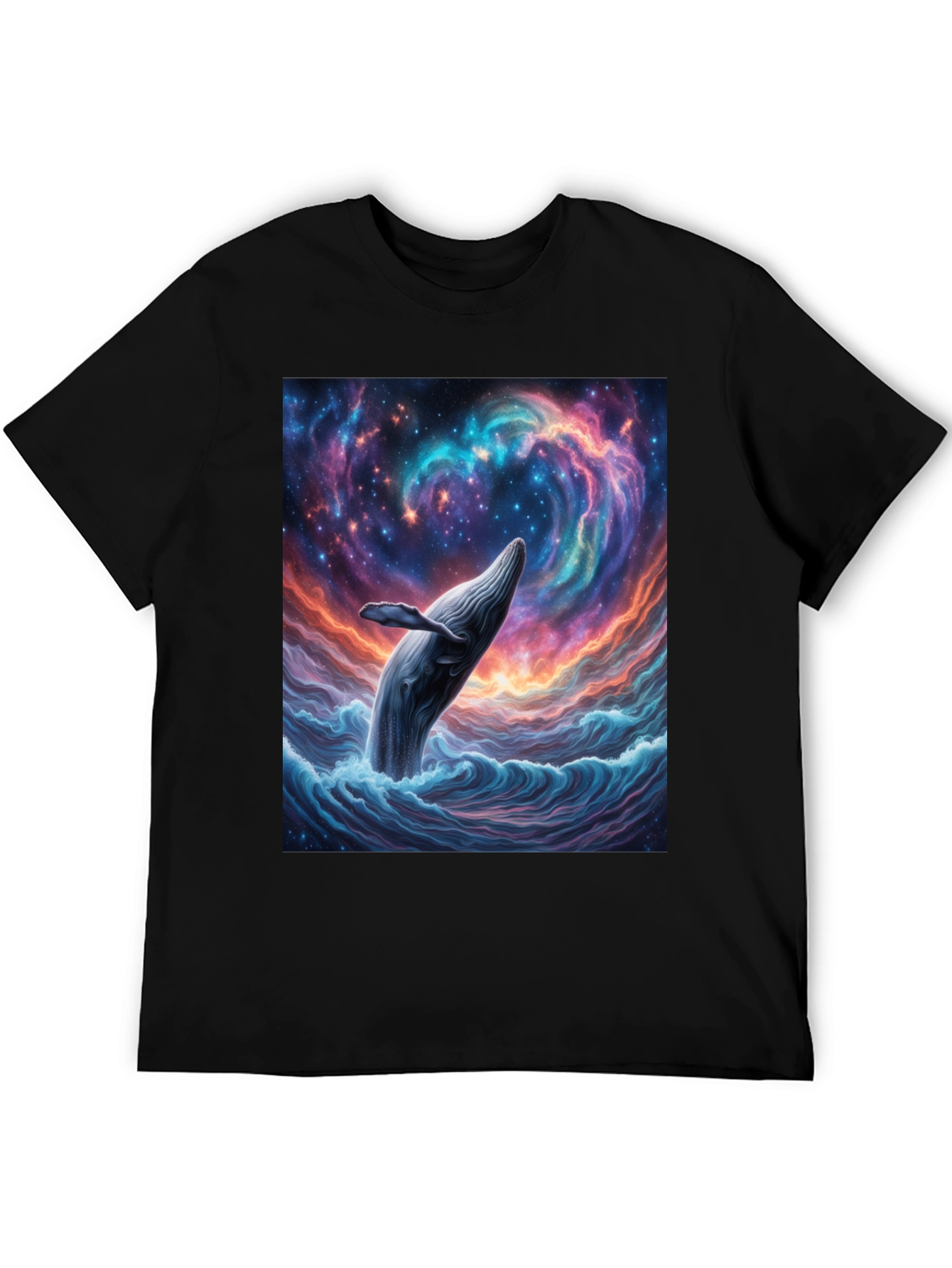 Whale Galaxy T-Shirt - Unique Graphic Tee