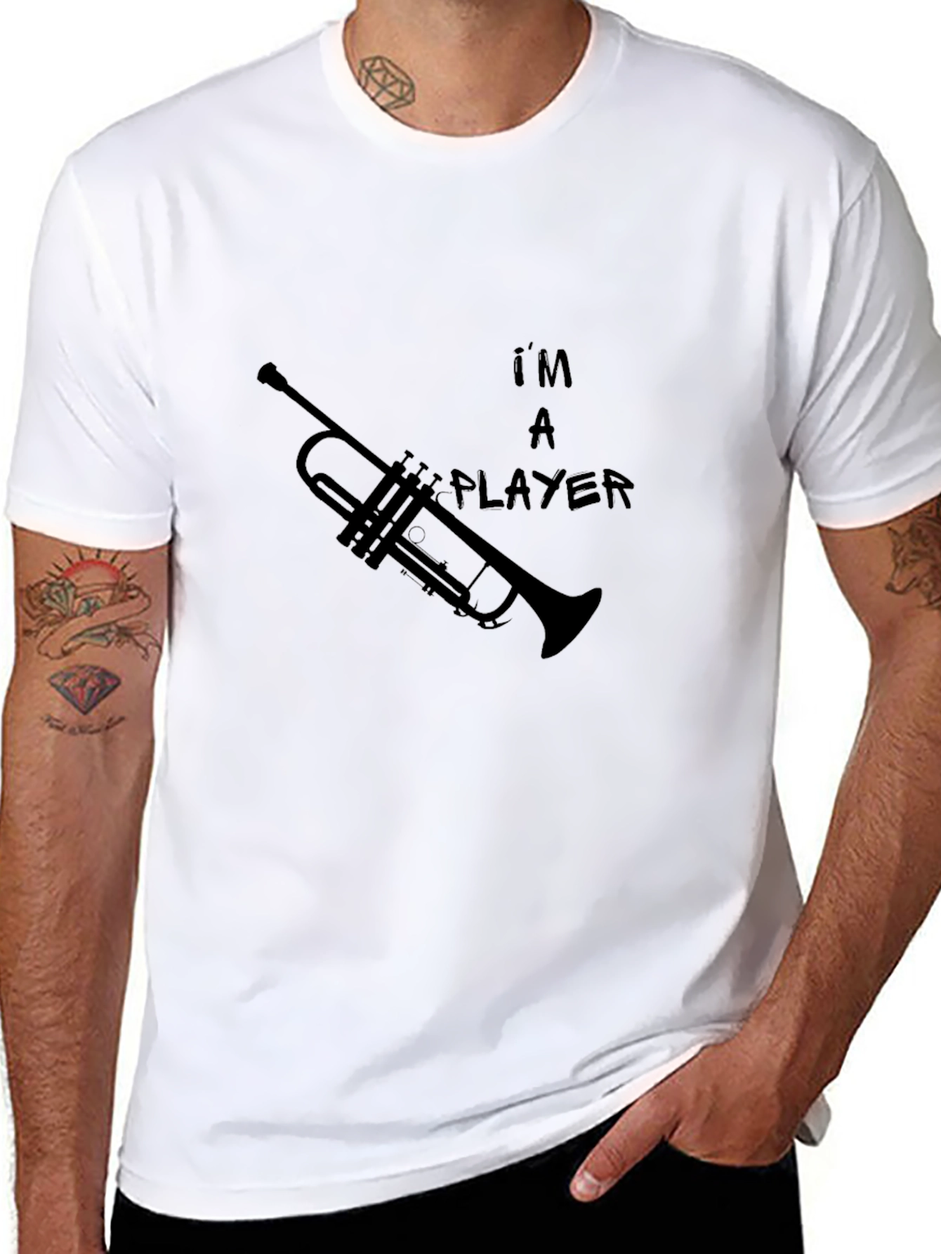 Im A Player Trumpet Graphic T-Shirt