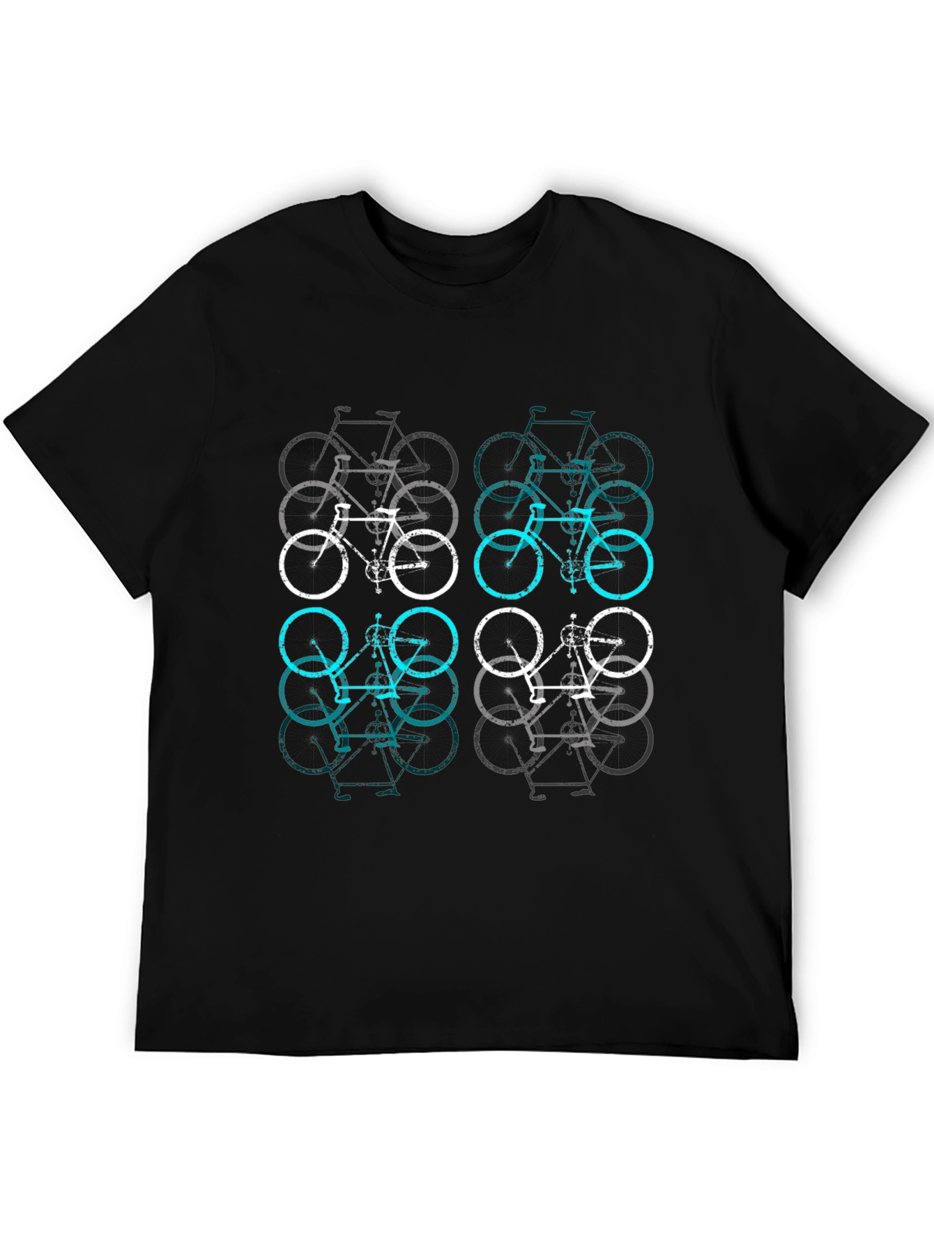 Bicycle Print T-Shirt - Cool & Casual Style