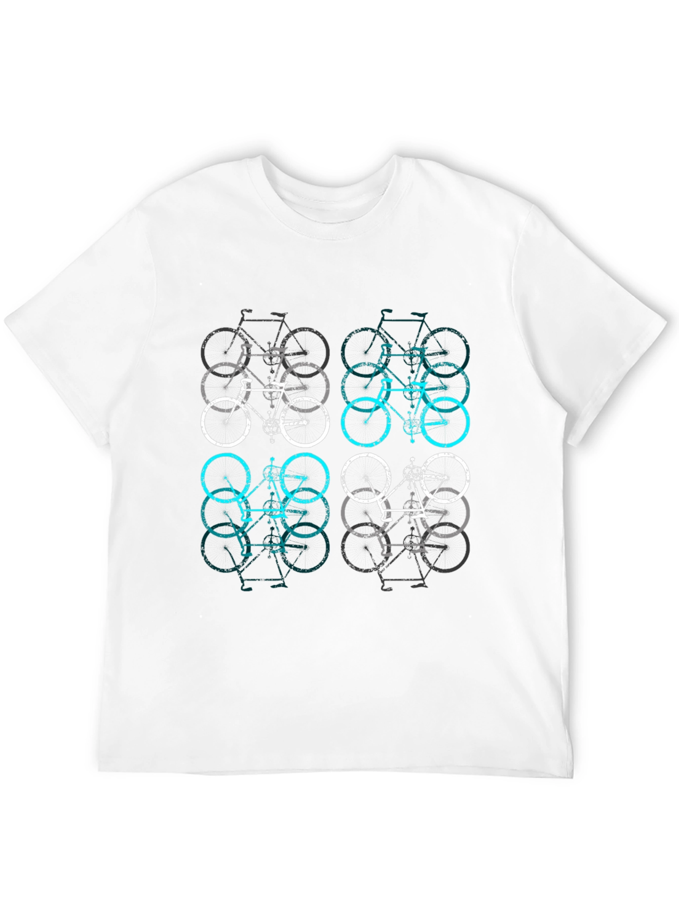 Bicycle Print T-Shirt - Cool & Casual Style