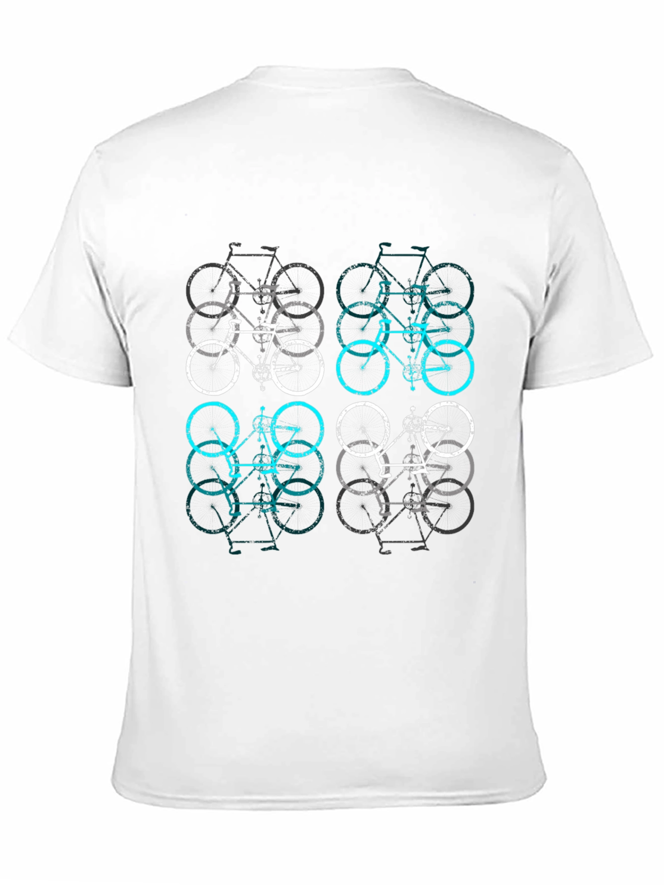 Bicycle Print T-Shirt - Cool & Casual Style