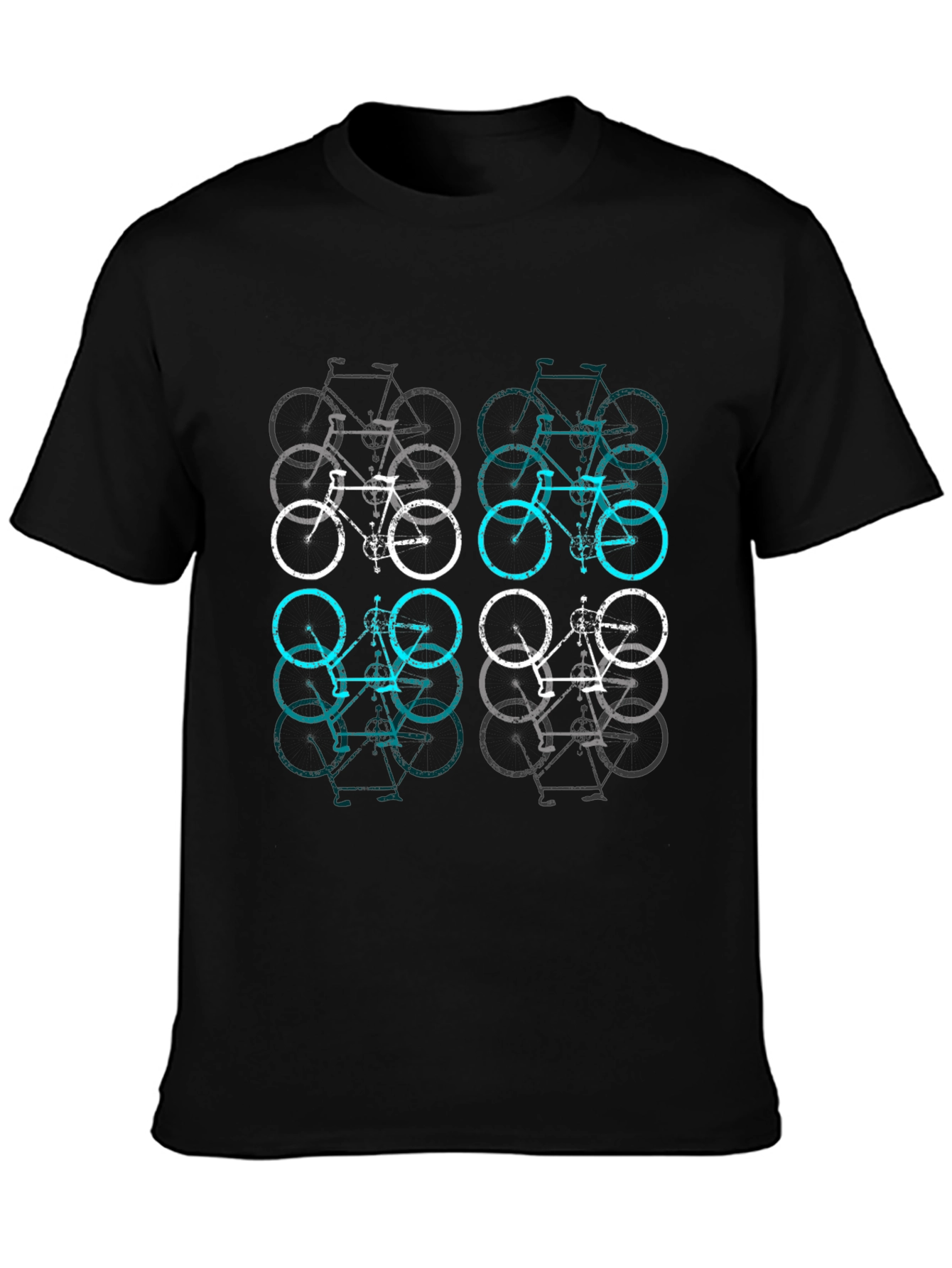Bicycle Print T-Shirt - Cool & Casual Style