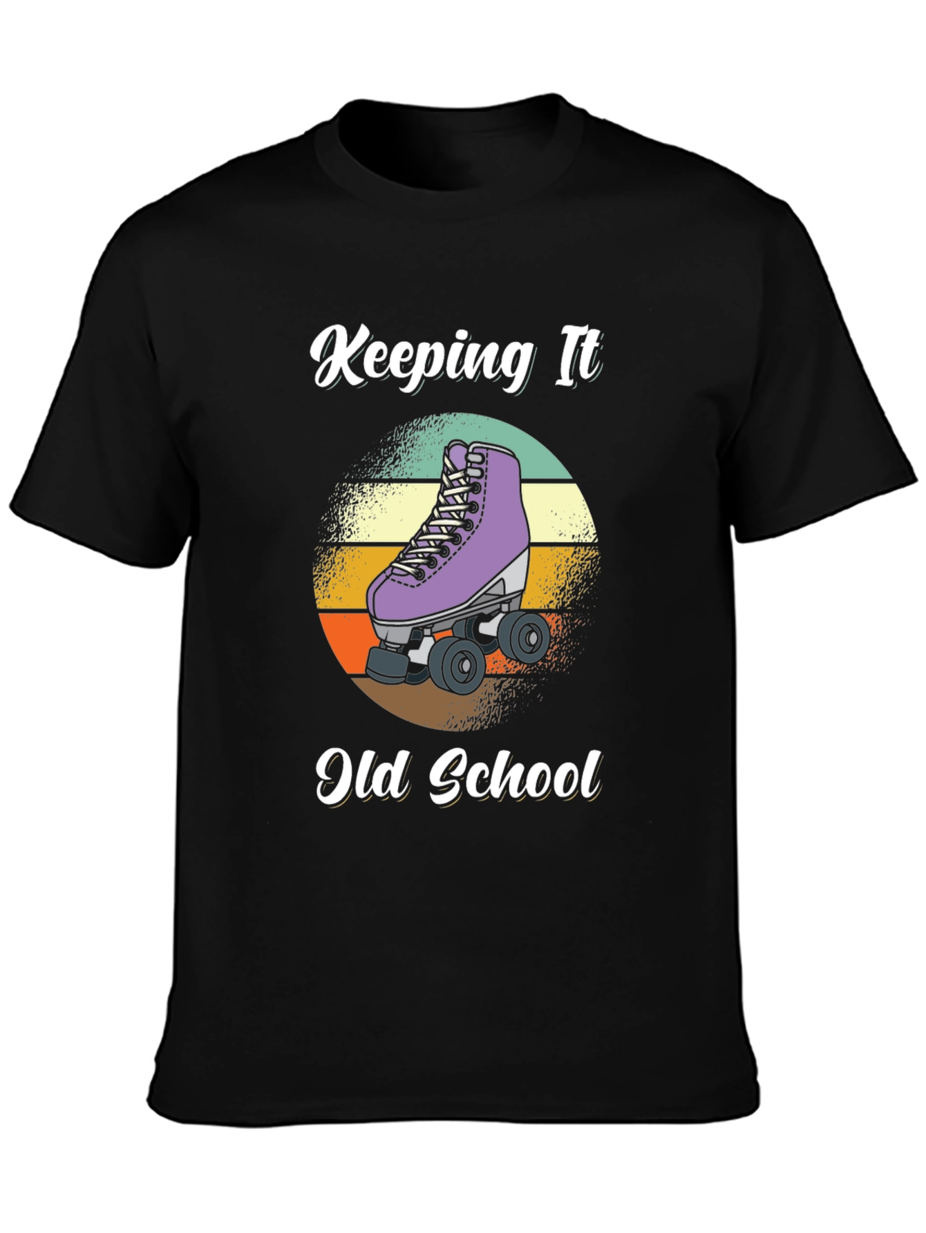 Keeping It Old School Roller Skate T-Shirt
