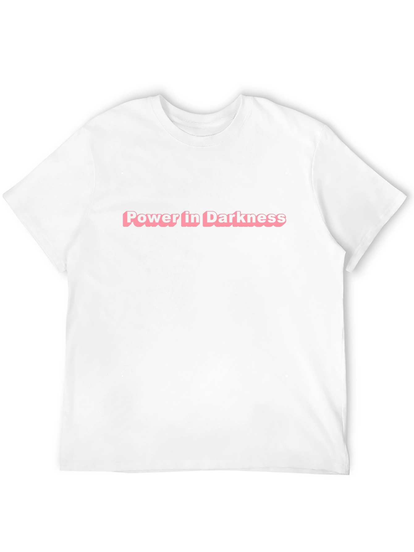 Power in Darkness Black Tee - Bold Statement