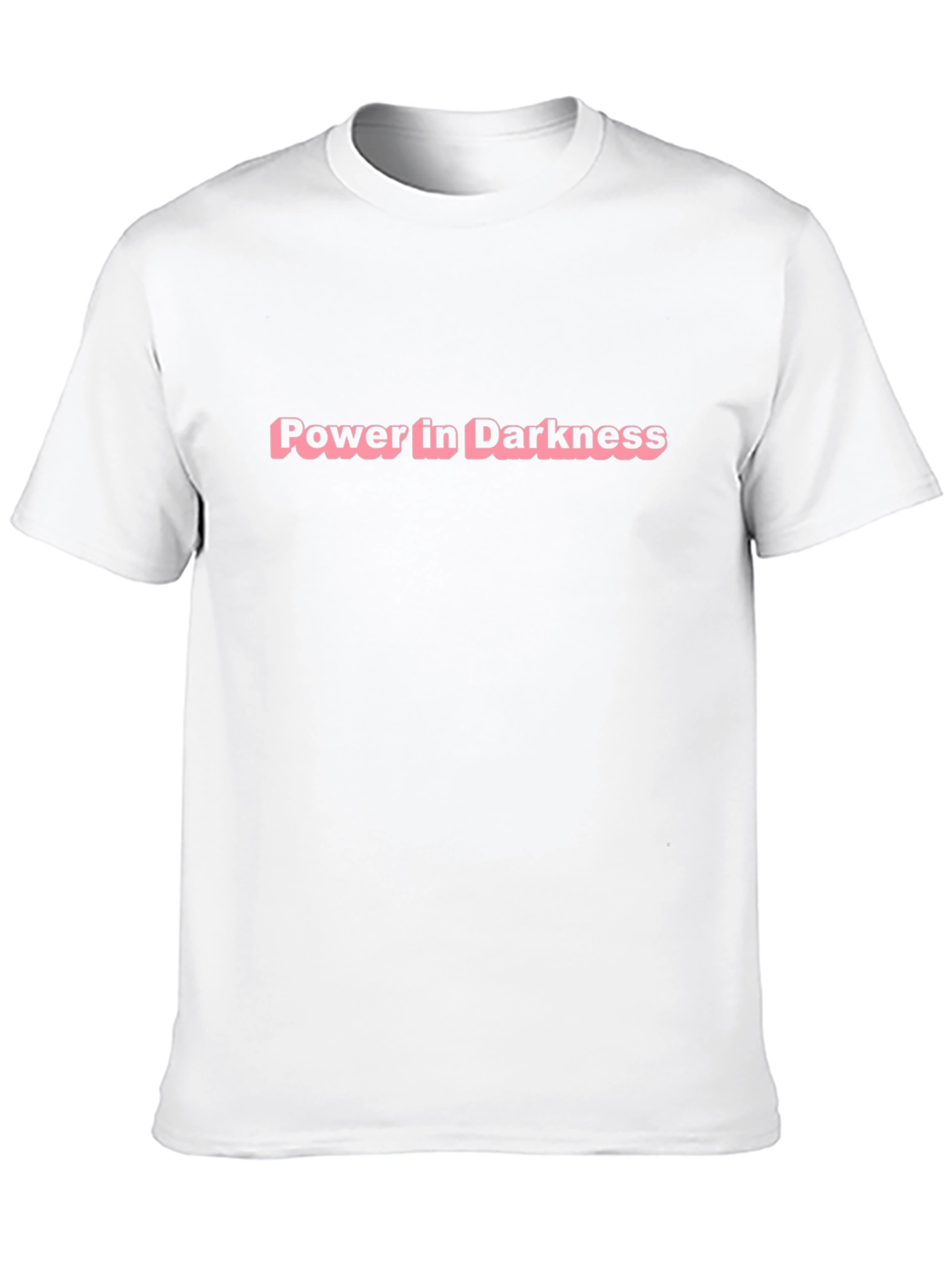 Power in Darkness Black Tee - Bold Statement
