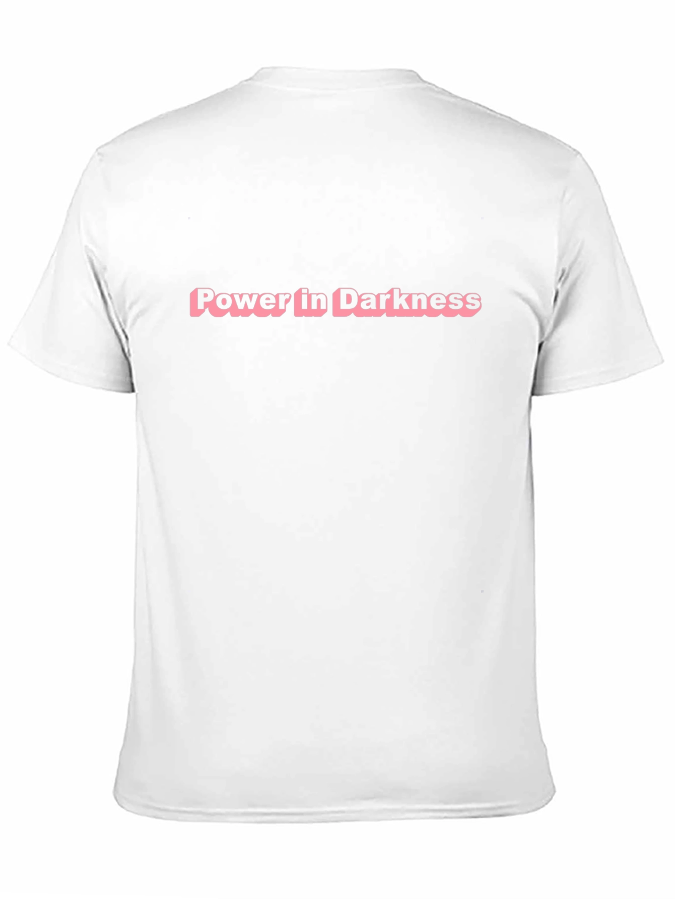 Power in Darkness Black Tee - Bold Statement