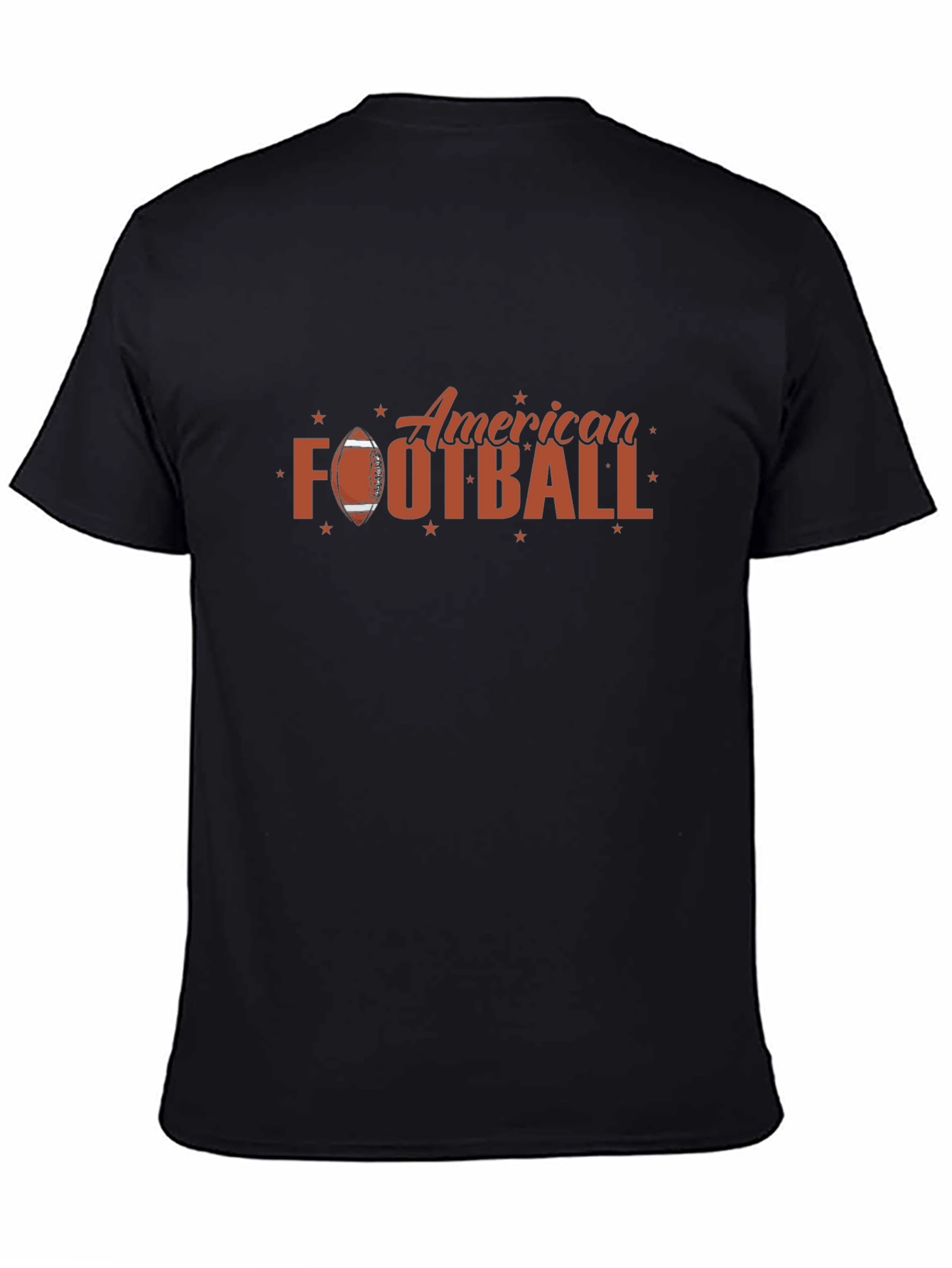 American Football Graphic Tee - Black