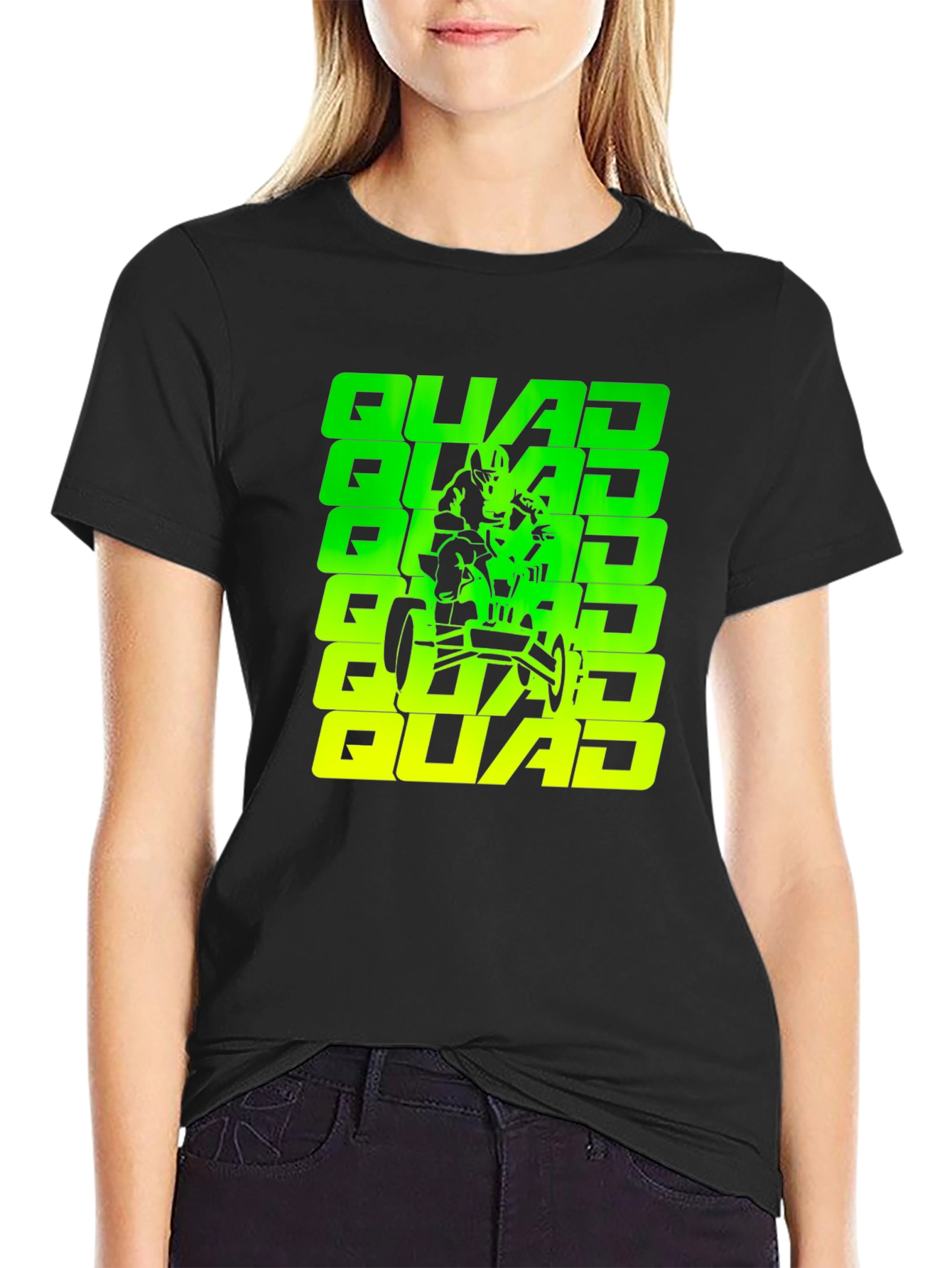 Quad Rider Graphic Tee - Cool ATV Design