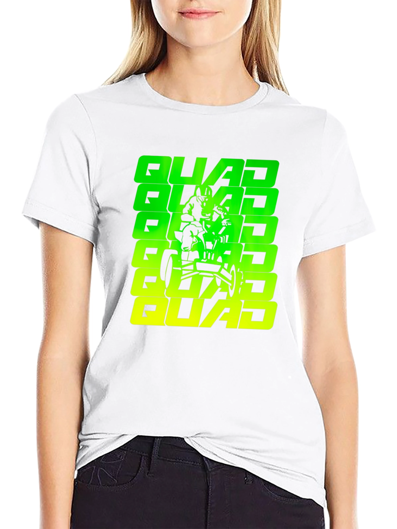 Quad Rider Graphic Tee - Cool ATV Design