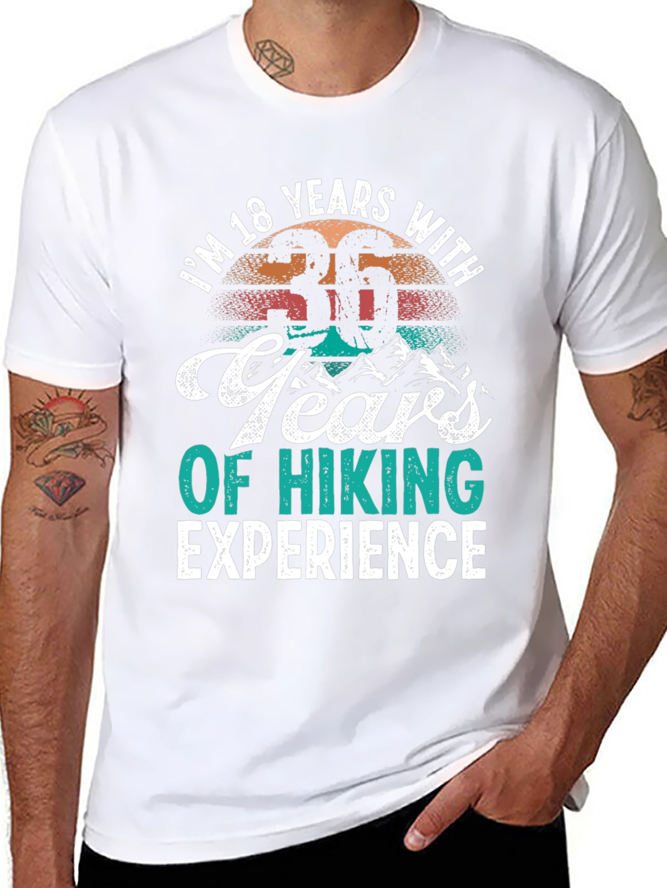 18 Years with 36 Years Hiking Tee