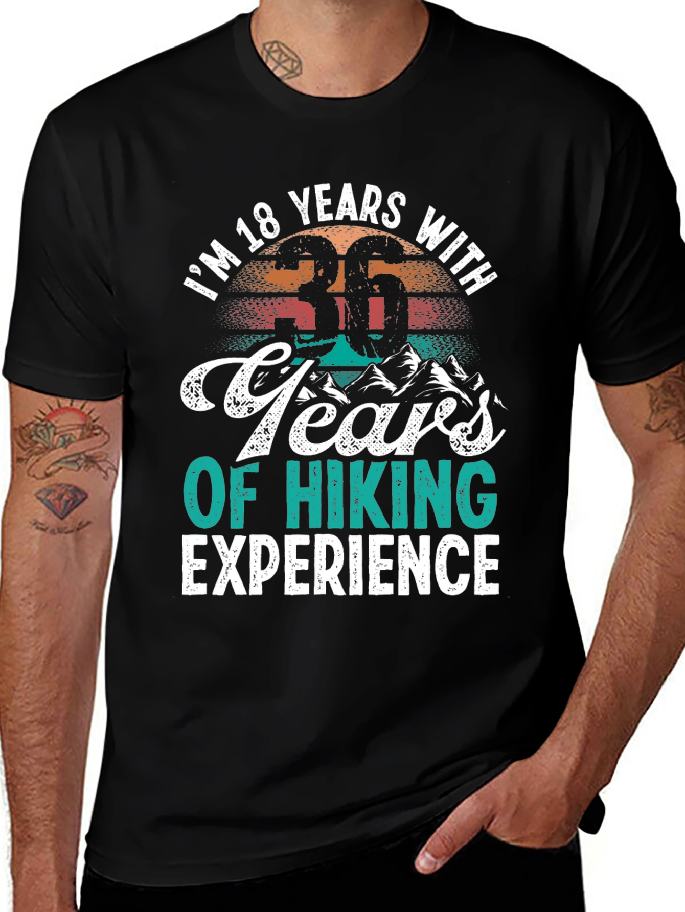 18 Years with 36 Years Hiking Tee