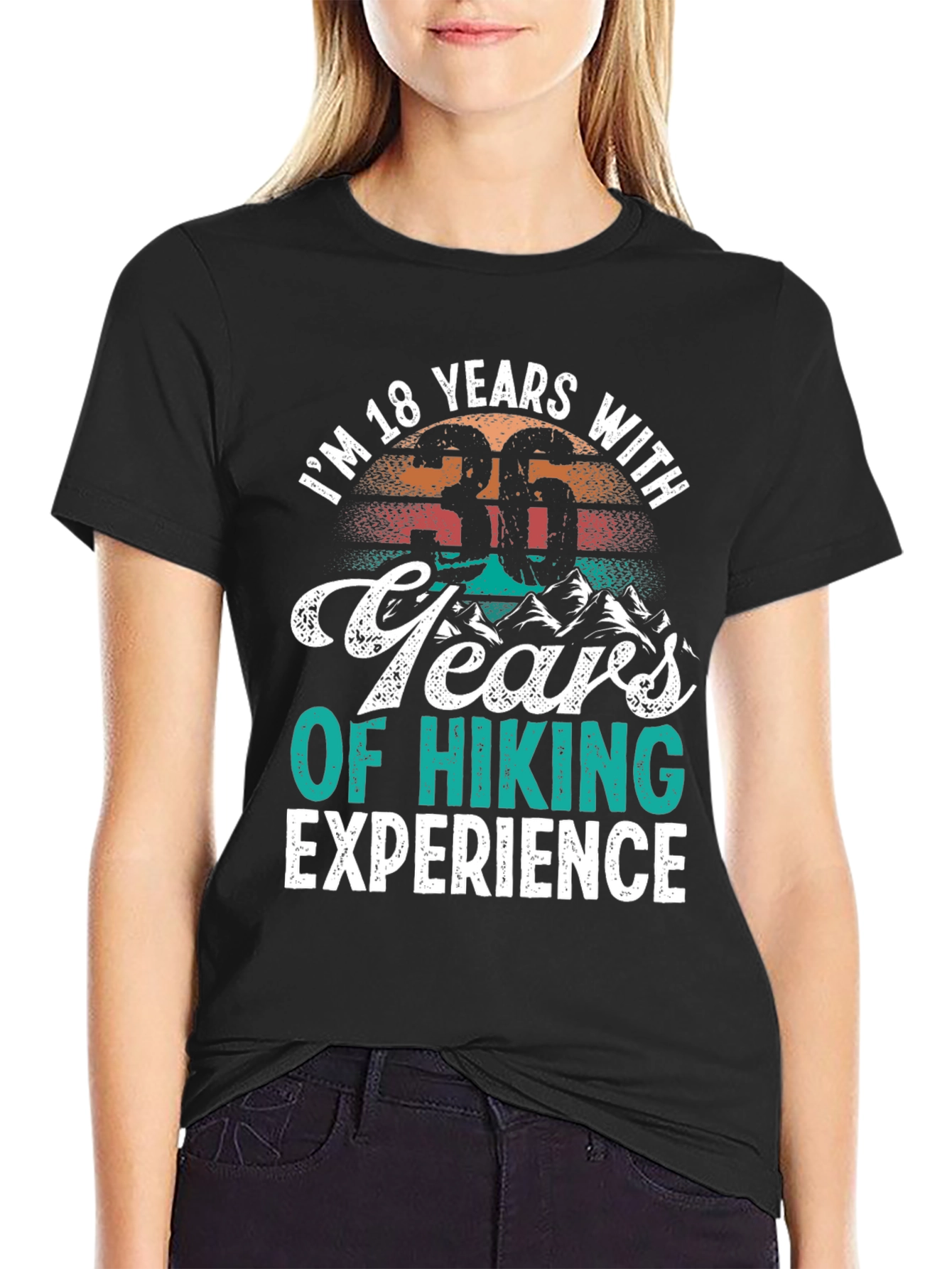 18 Years with 36 Years Hiking Tee
