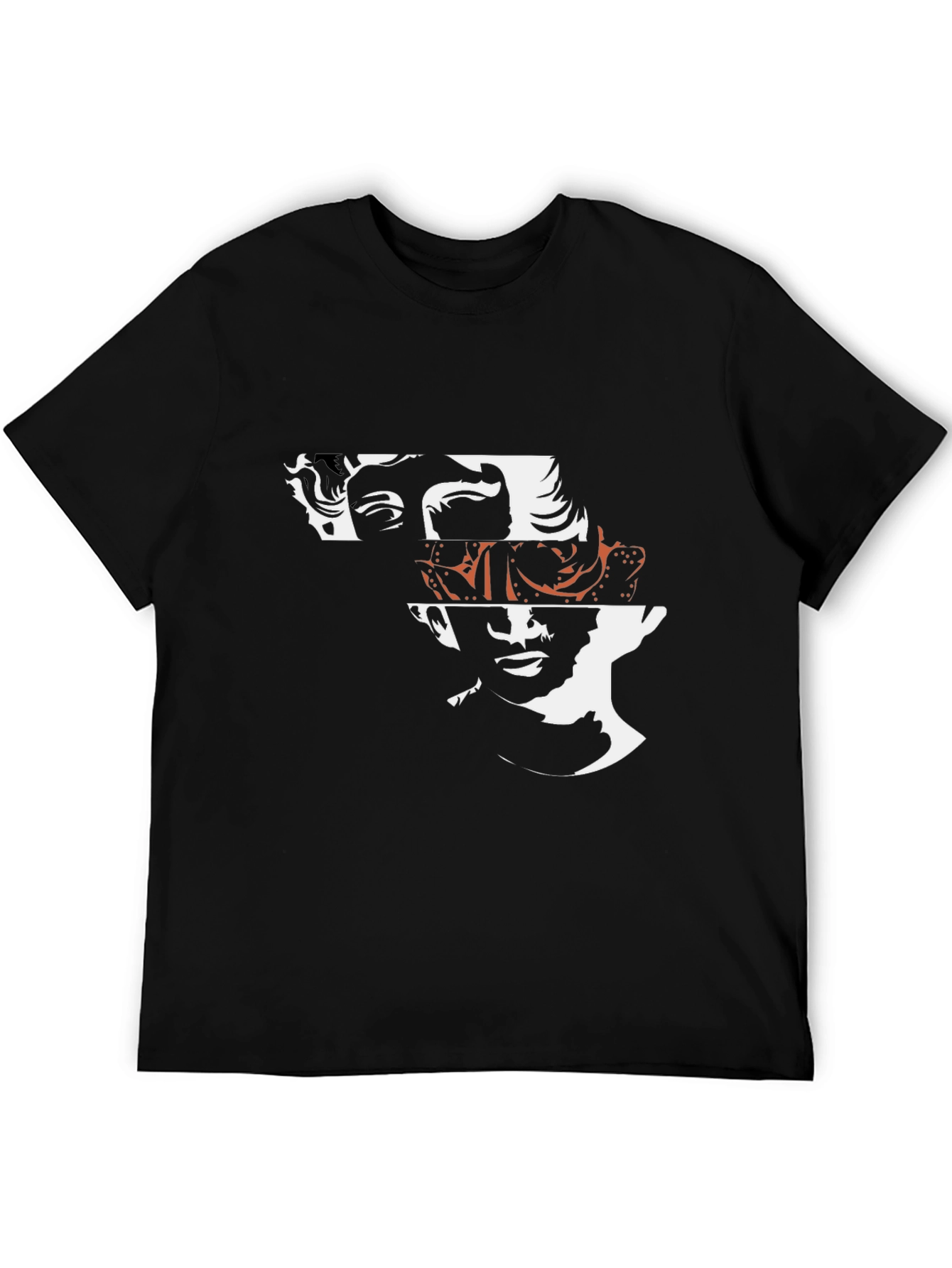Abstract Face Graphic Tee