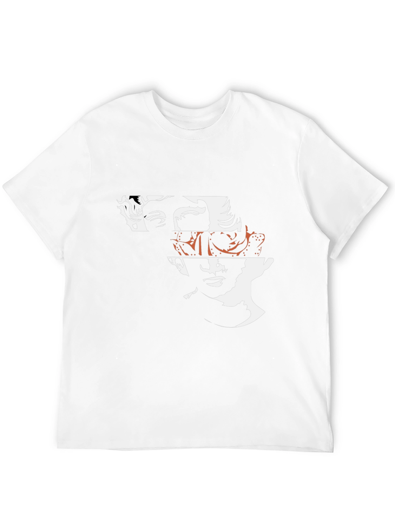 Abstract Face Graphic Tee