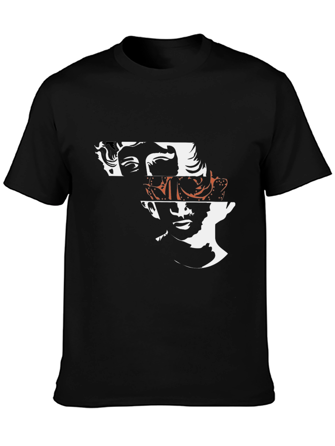 Abstract Face Graphic Tee