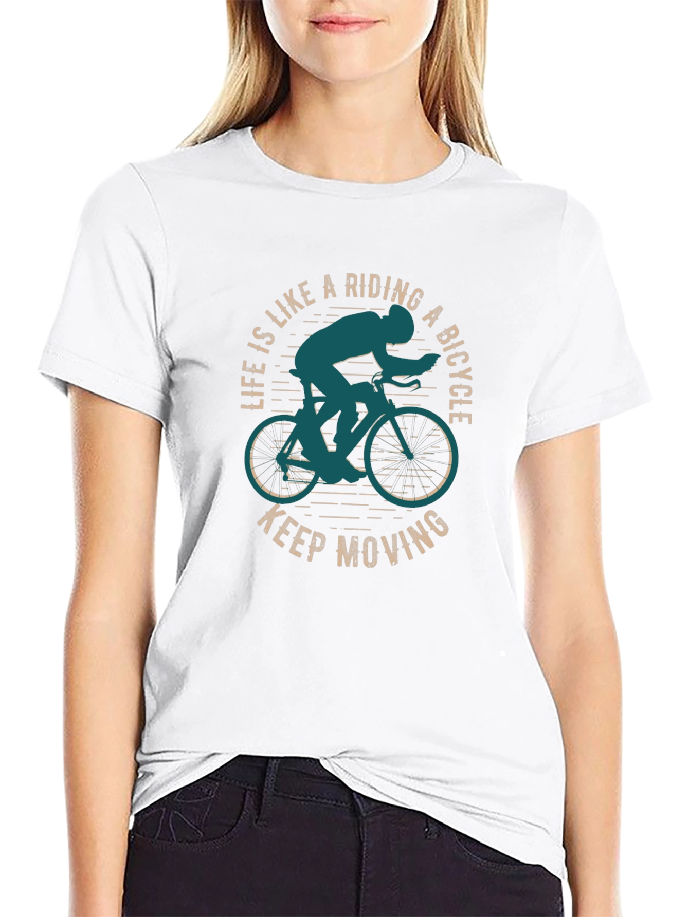 Life is Like Riding A Bicycle Graphic Tee