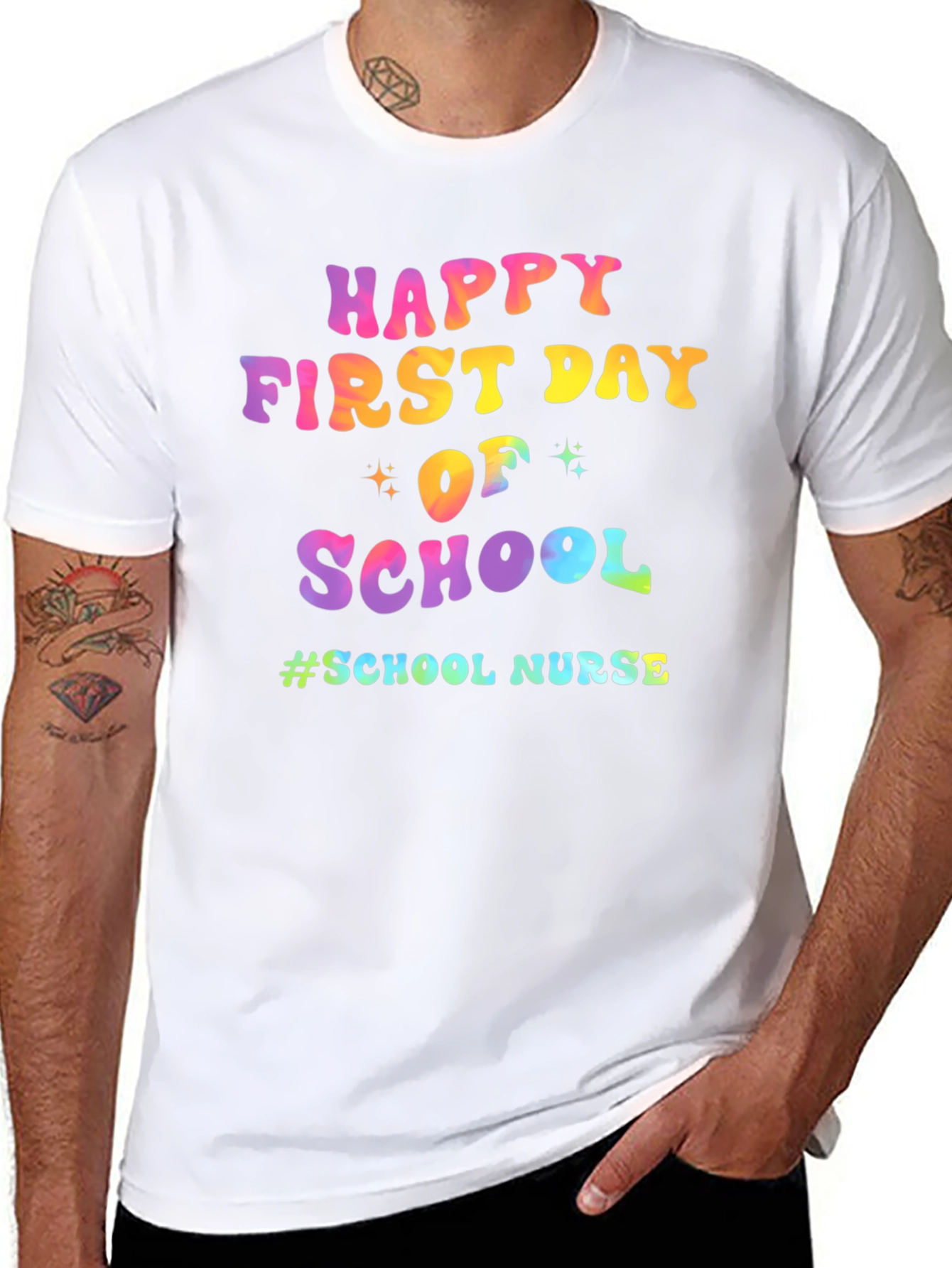 Happy First Day of School Nurse T-Shirt