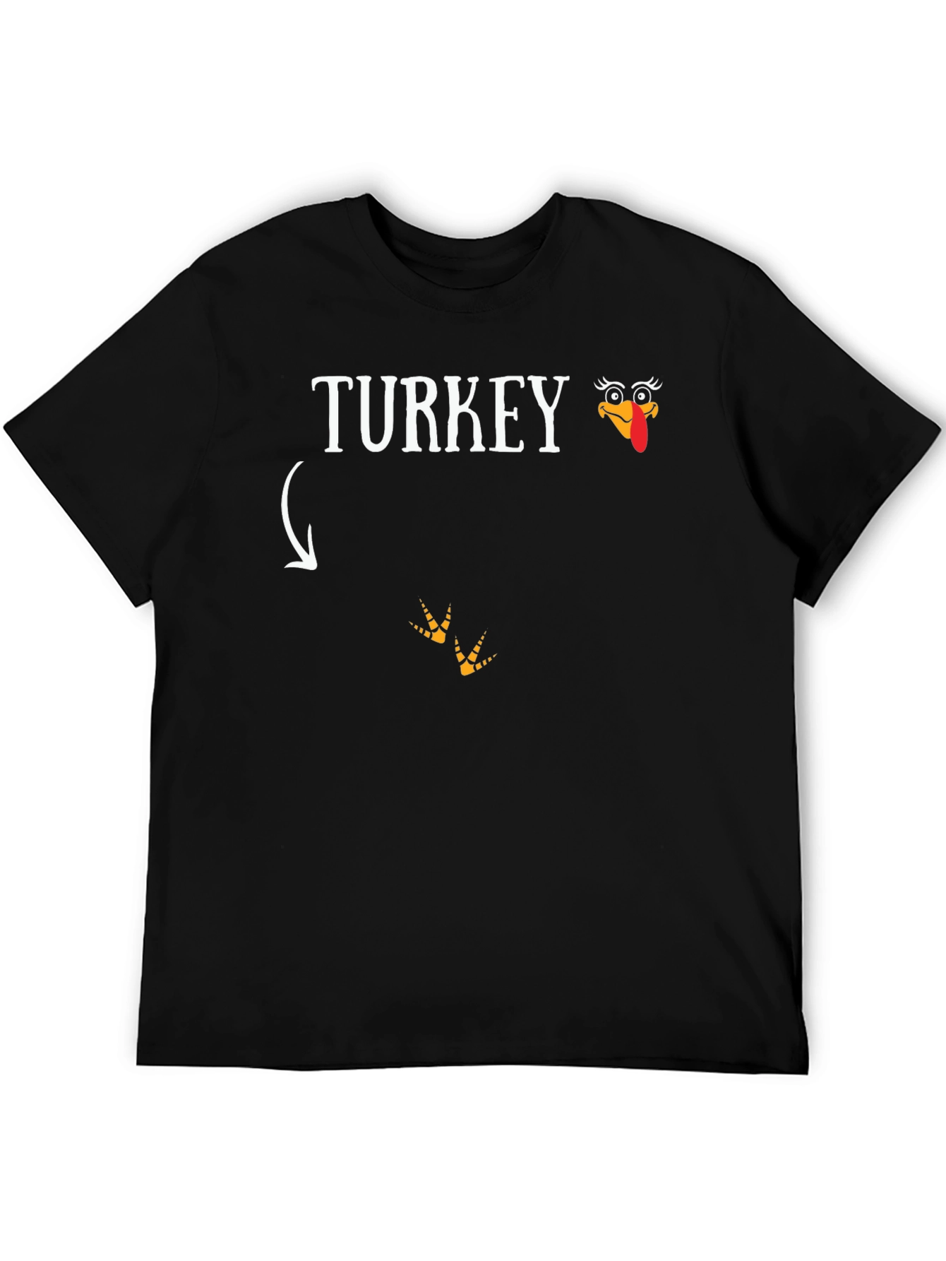 Funny Turkey Thanksgiving Graphic T-Shirt