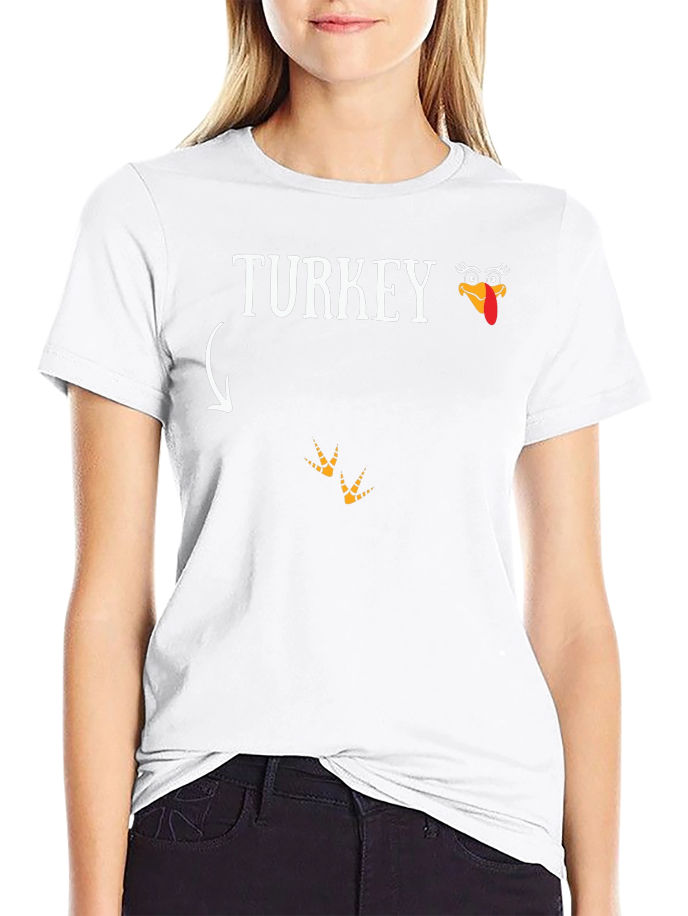 Funny Turkey Thanksgiving Graphic T-Shirt