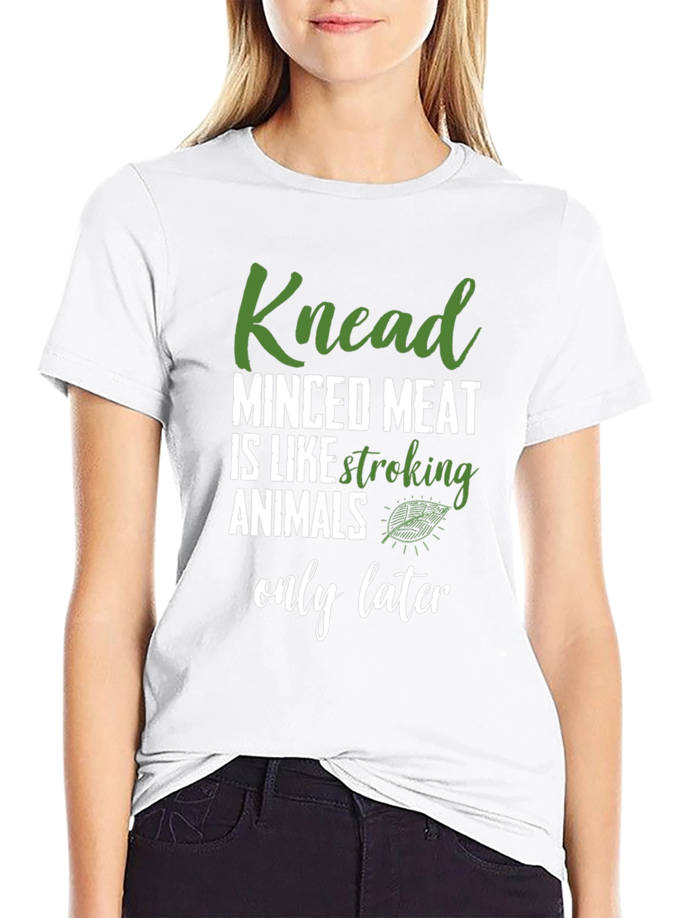 Knead Minced Meat Funny Vegan T-Shirt